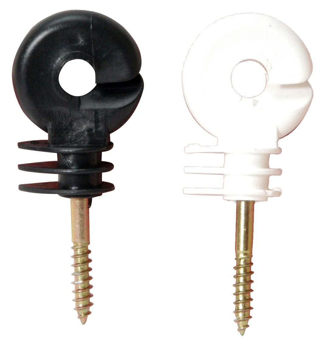 Wood Post Insulators for Poly Wire or Rope 25 Pack - Nail Gallerys