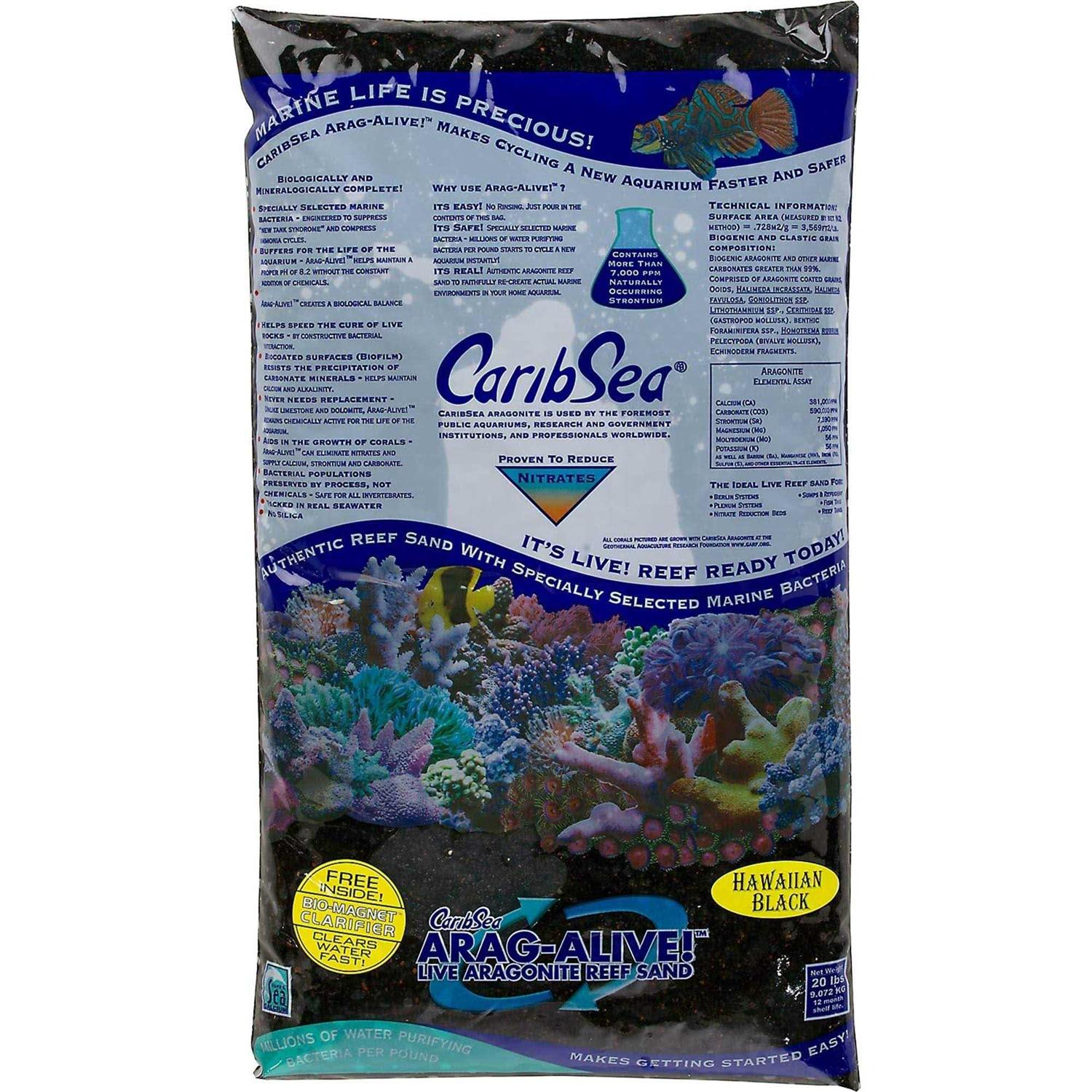CaribSea Arag-Alive Hawaiian Black Aquarium Sand - Nail Gallerys