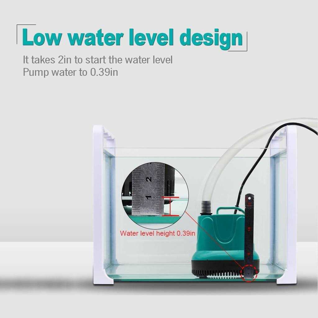 Upettools Submersible Water Pump Ultra Silence Circulation Multifunctional Water Pump with Handle for Pond - Nail Gallerys