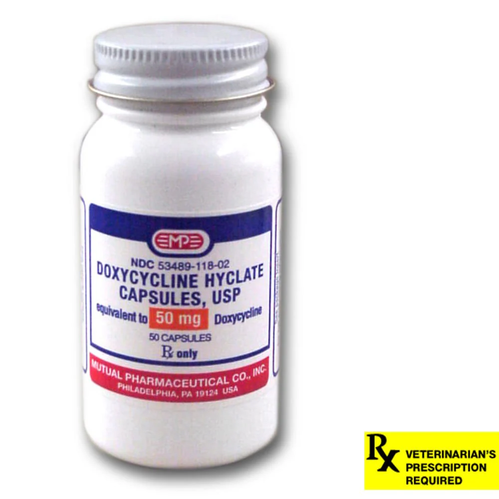 Rx Doxycycline Hyclate (Generic) Capsules - Nail Gallerys