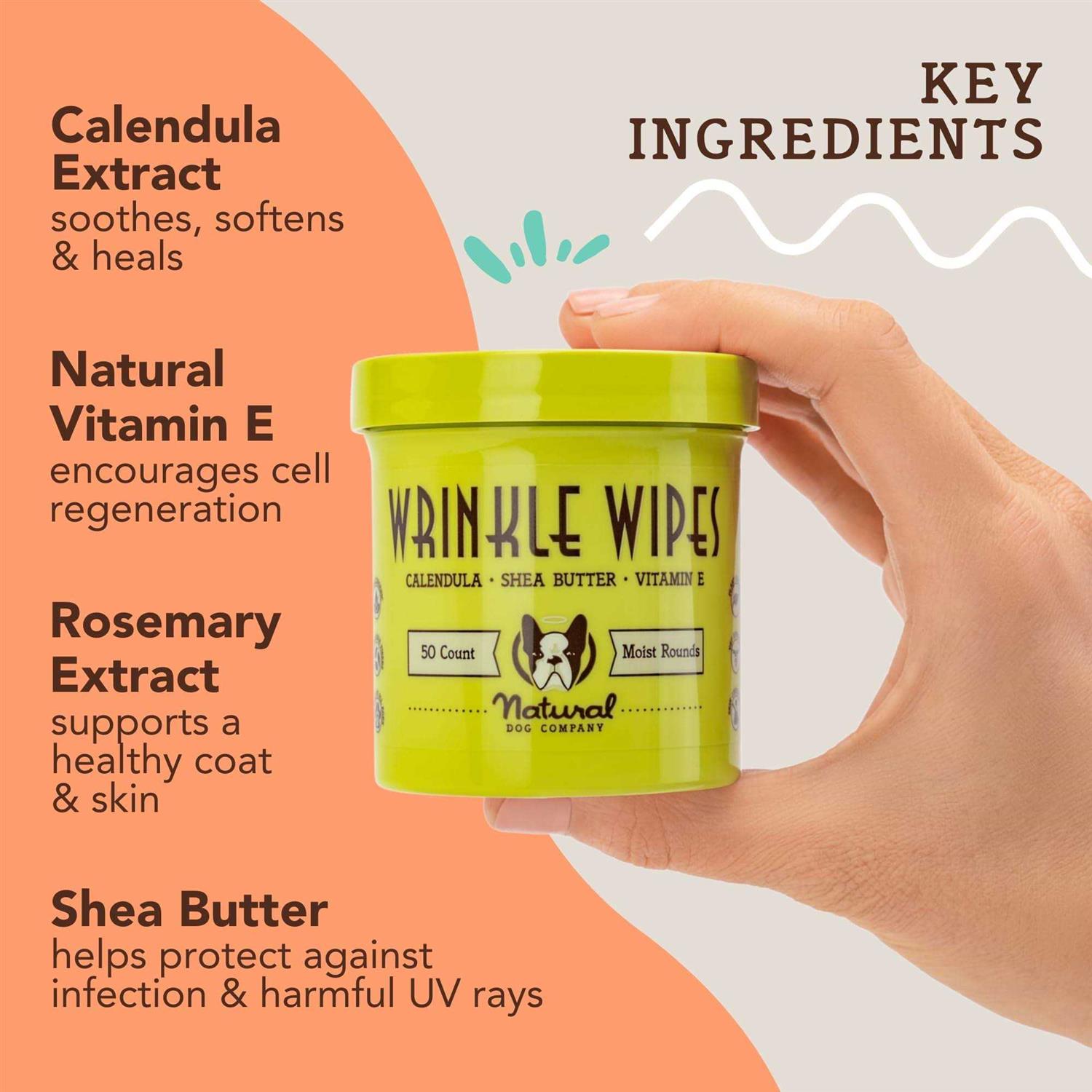 Natural Dog Company Wrinkle Wipes - Nail Gallerys