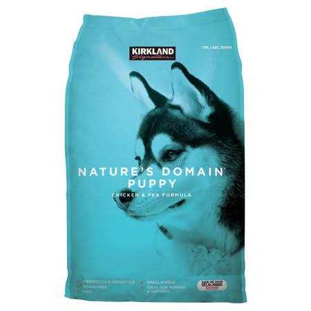 Kirkland Signature Nature’s Domain Puppy Formula Chicken & Pea Dog Food 20 lb - Nail Gallerys
