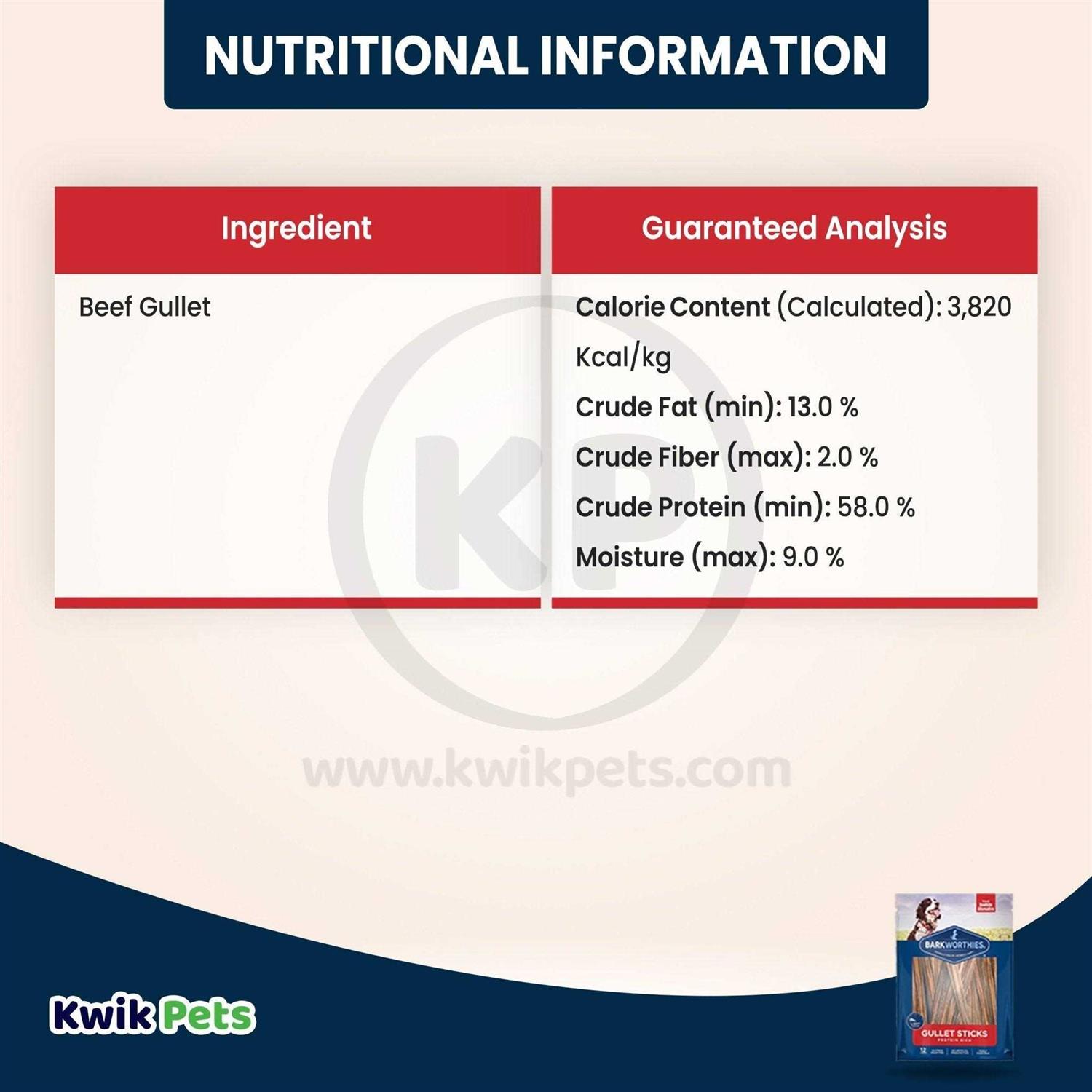 Barkworthies Beef Gullet Sticks - Nail Gallerys