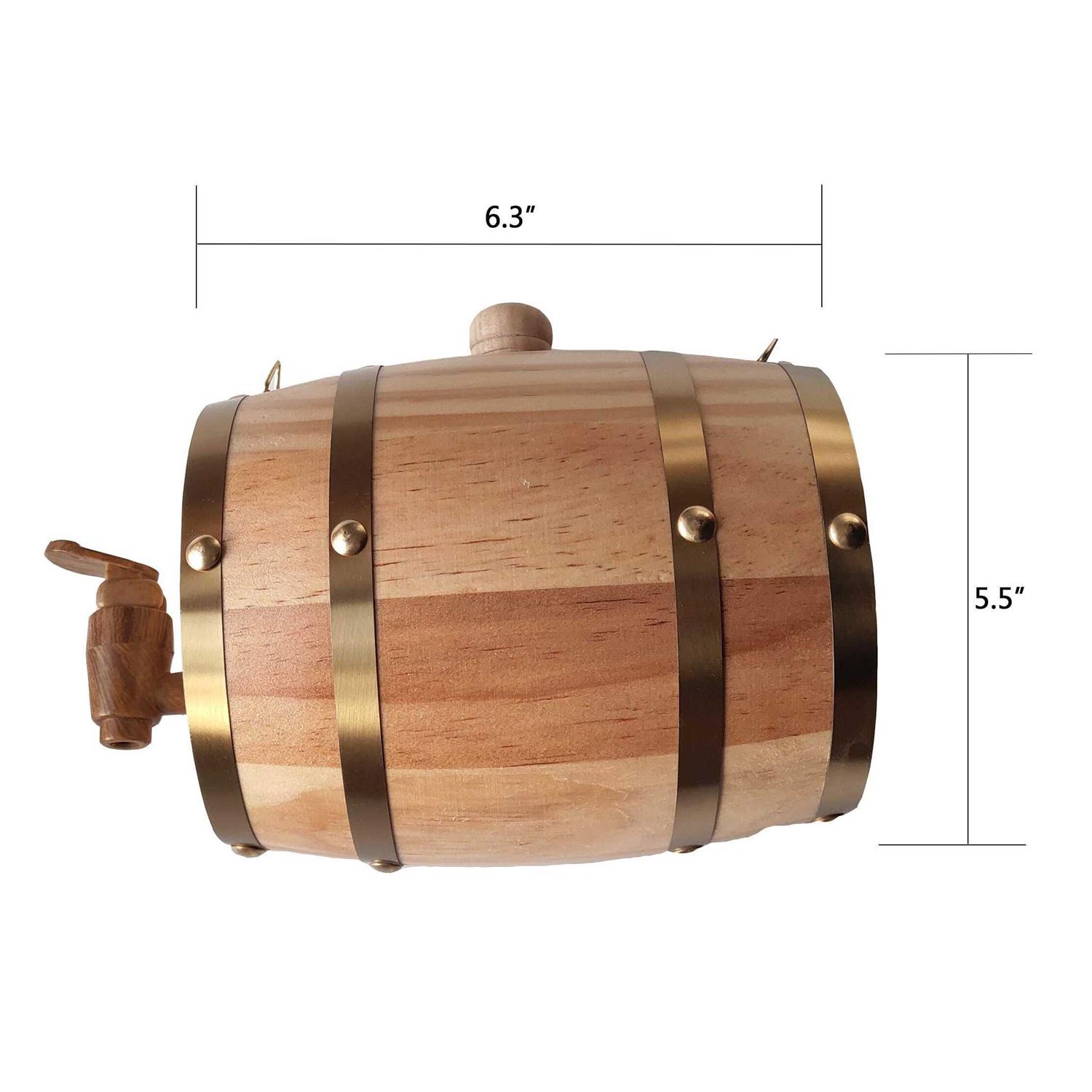 St Bernard Rescue Barrel Collar,Saint Bernard Barrel Collar 1/2 Liter Size Keg with Adjustable Hoops - Nail Gallerys