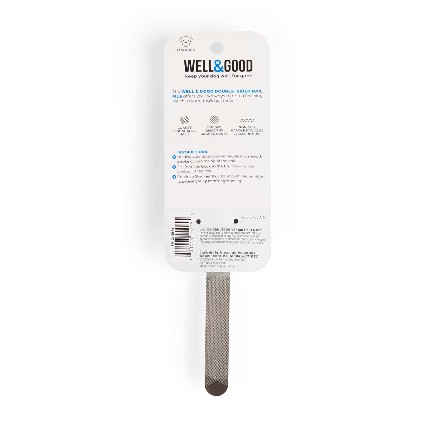 Well & Good Black Dog Nail File - Nail Gallerys