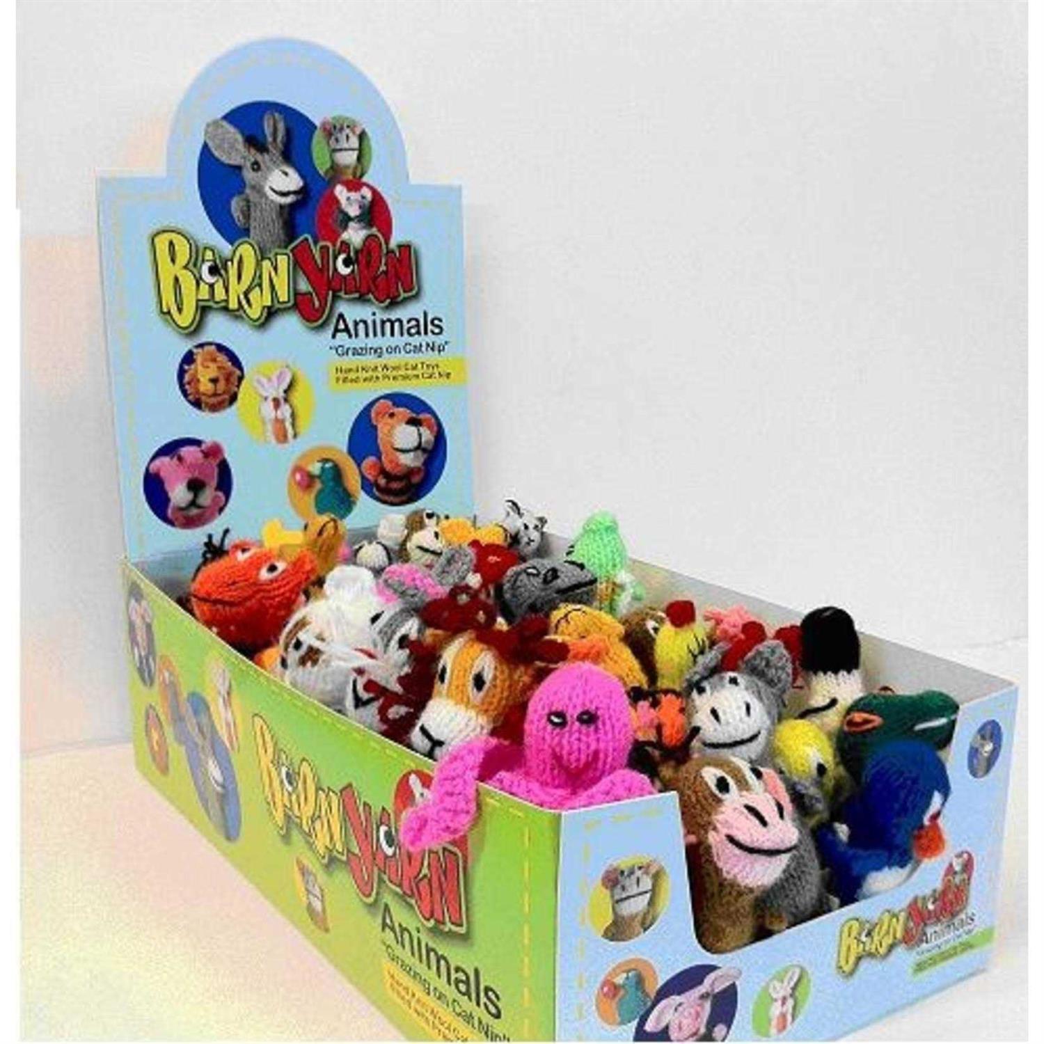 Chilly Dog Barn Yarn Hand Knit Wool Cat Toy with Catnip - Nail Gallerys