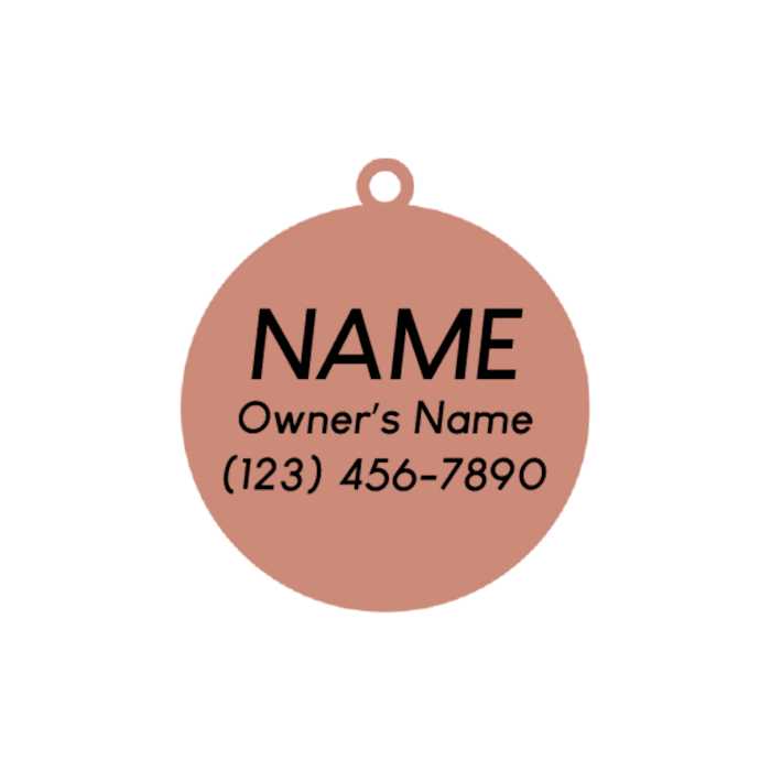 Two Tails Pet Company Rose Gold Have Your People Pet ID Tag - Nail Gallerys