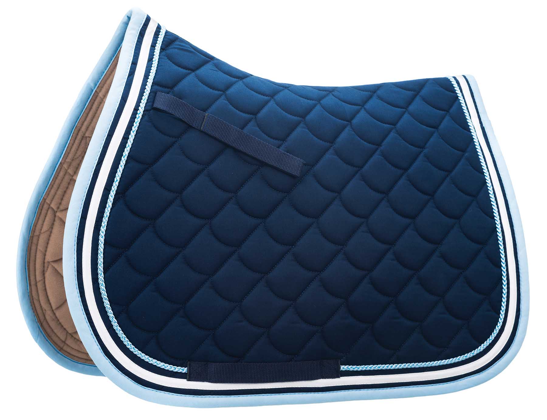 Roma All-Purpose Crescent English Saddle Pad - Nail Gallerys