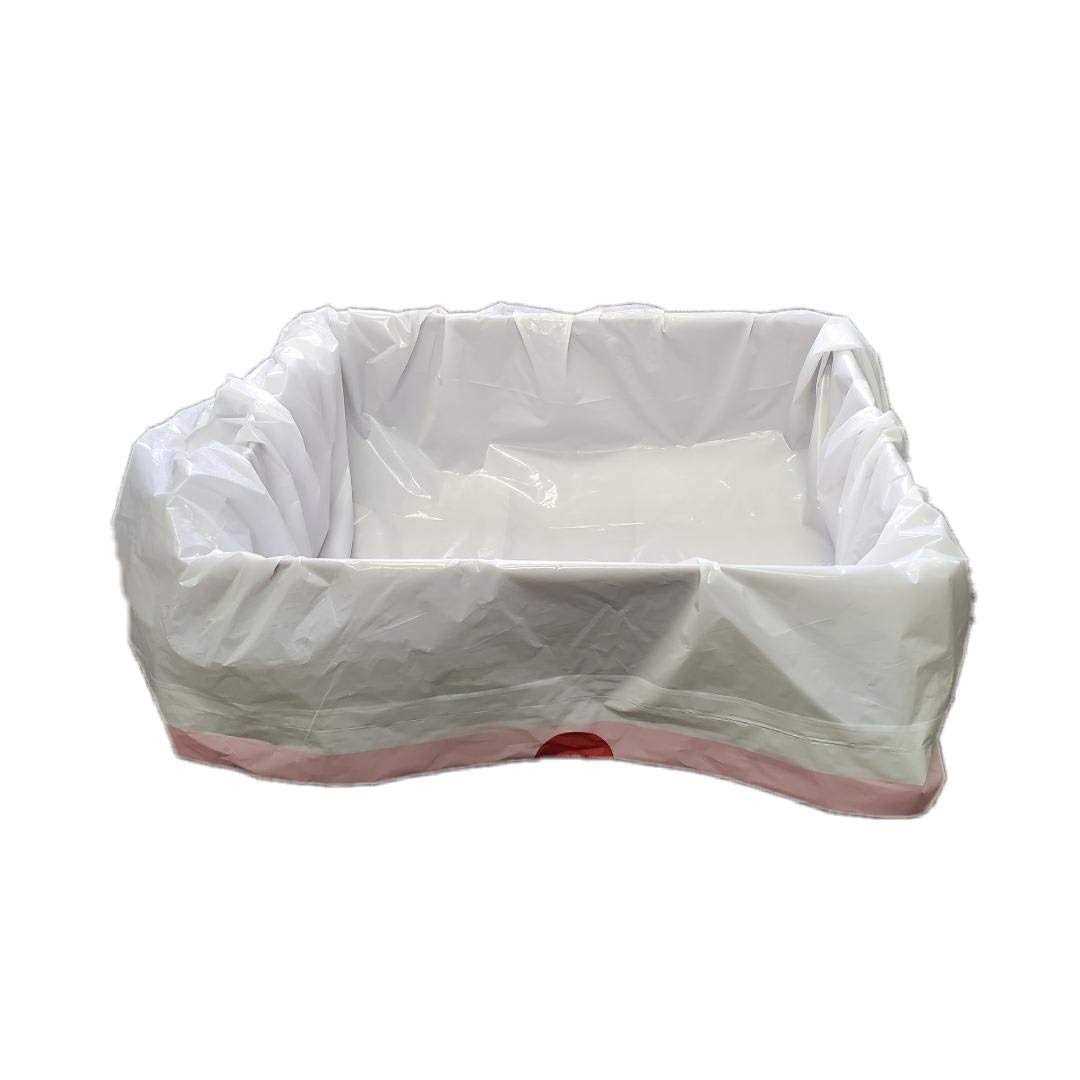 Extra heavy duty jumbo cat litter box liners 20 count cat waste liners - Nail Gallerys