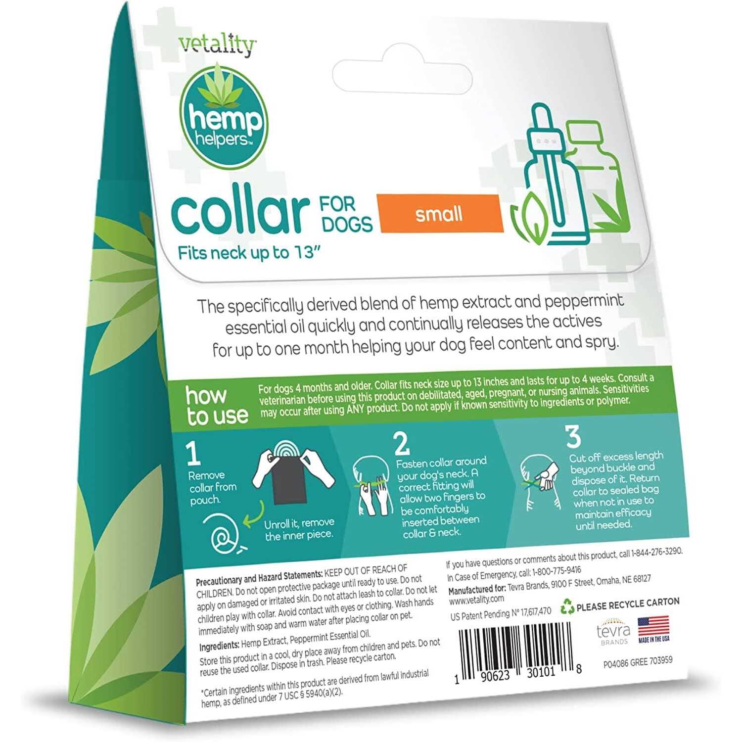 Vetality Hemp Helpers Collar for Dogs - Nail Gallerys