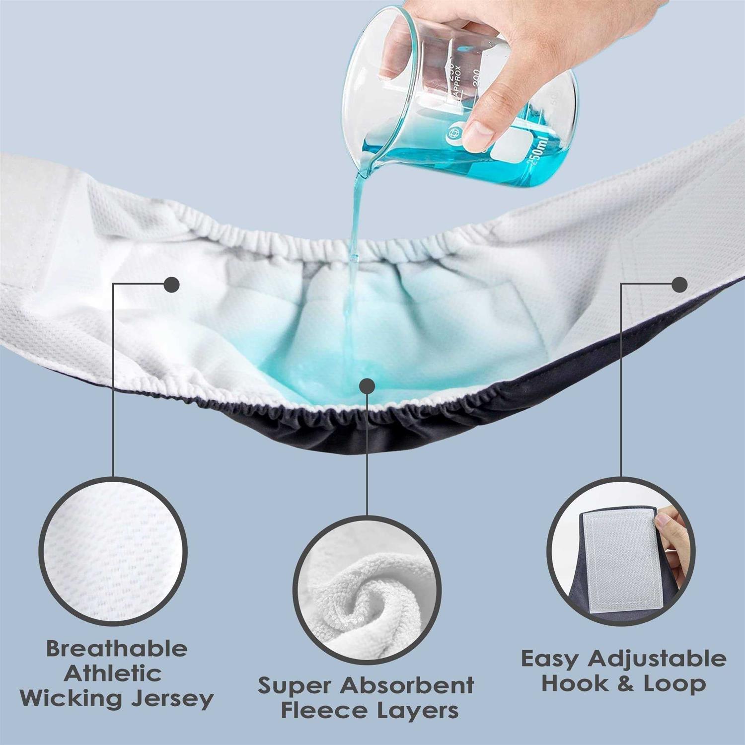 Wegreeco Washable Dog Diapers Washable Male Dog Belly Wrap - Nail Gallerys