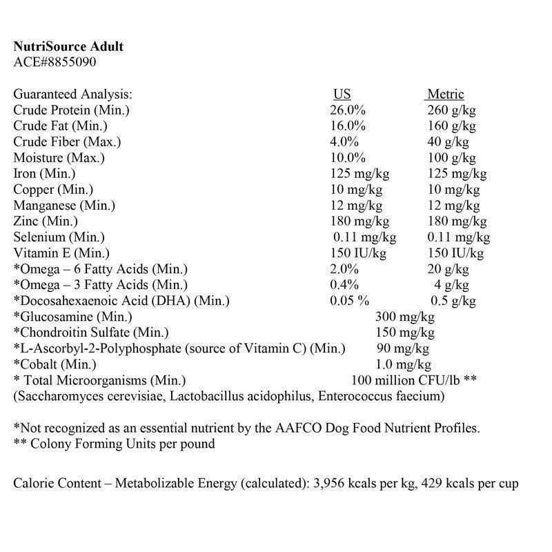 NutriSource Adult Chicken Rice Dry Dog Food - Nail Gallerys