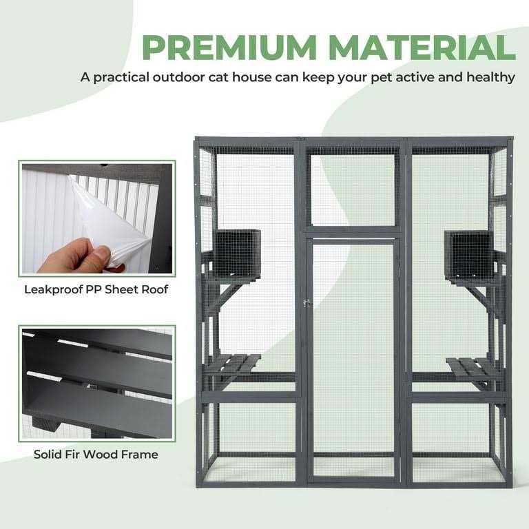 Coziwow Large Catio Cat Enclosure Playpen - Nail Gallerys