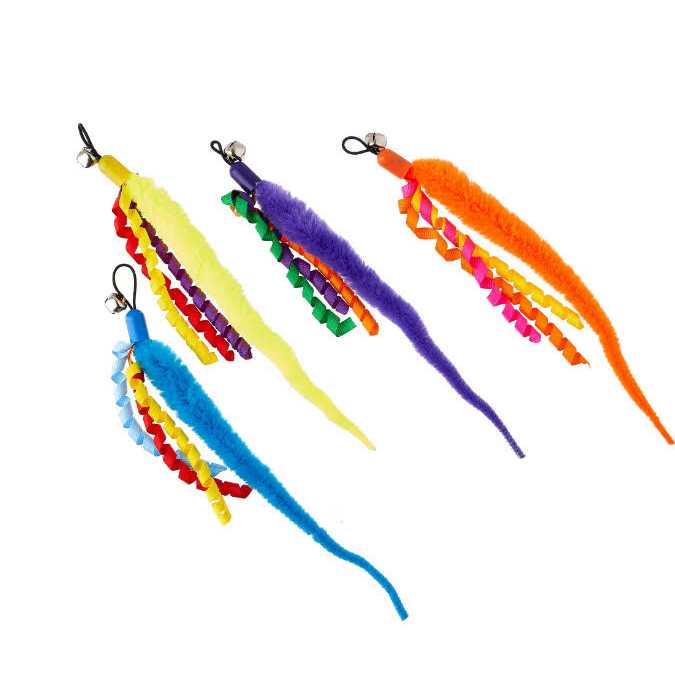 Vibrant Life Worm Teaser Wand Cat Toy - Nail Gallerys