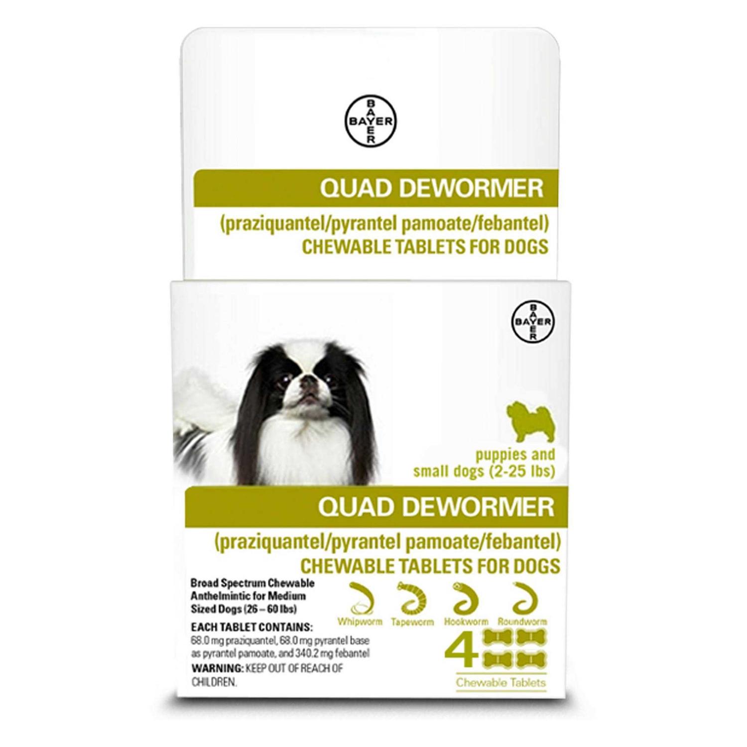 Bayer Quad Dewormer for Small Dogs - Nail Gallerys