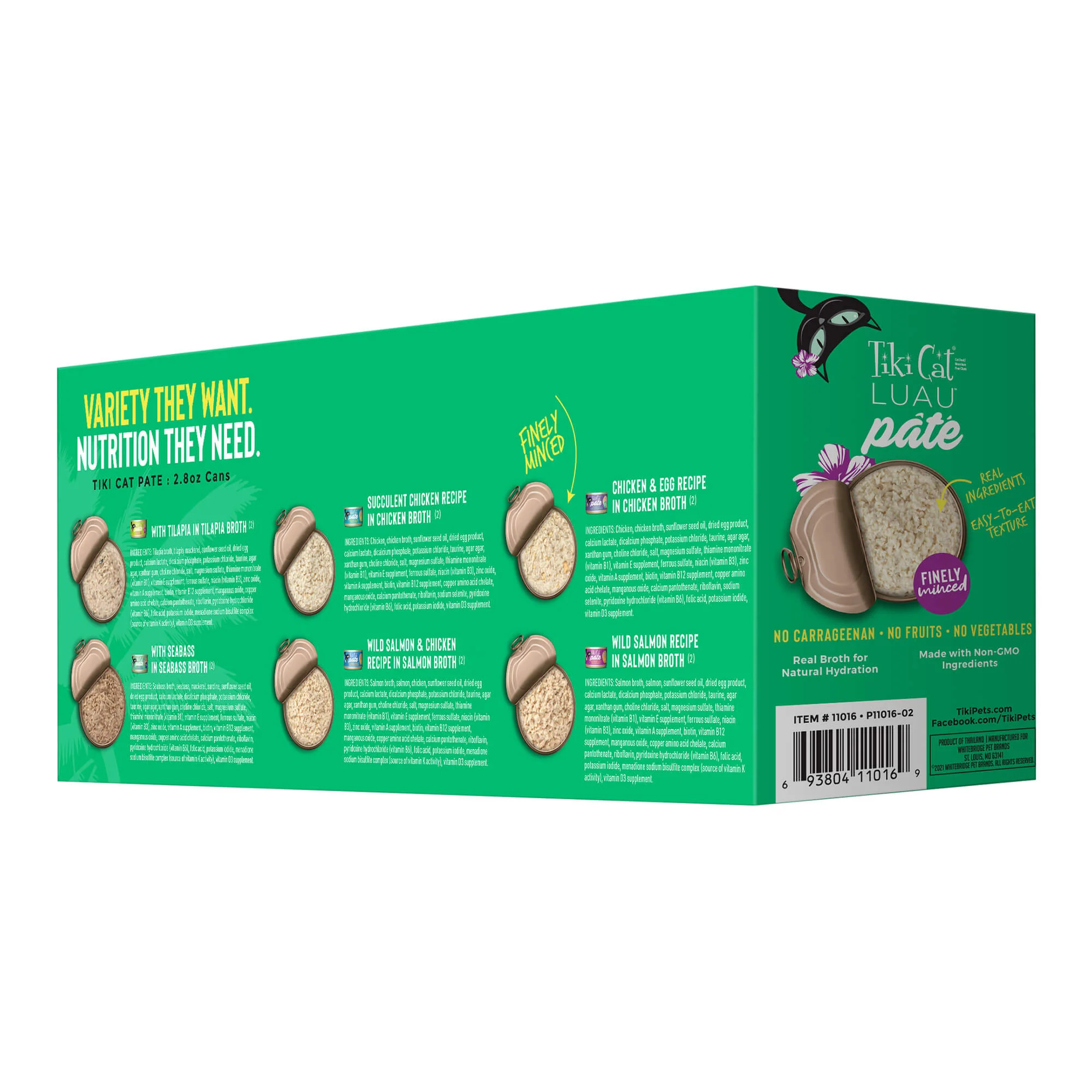 Tiki Cat Luau Pat�� Wet Cat Food, Variety Pack - Nail Gallerys