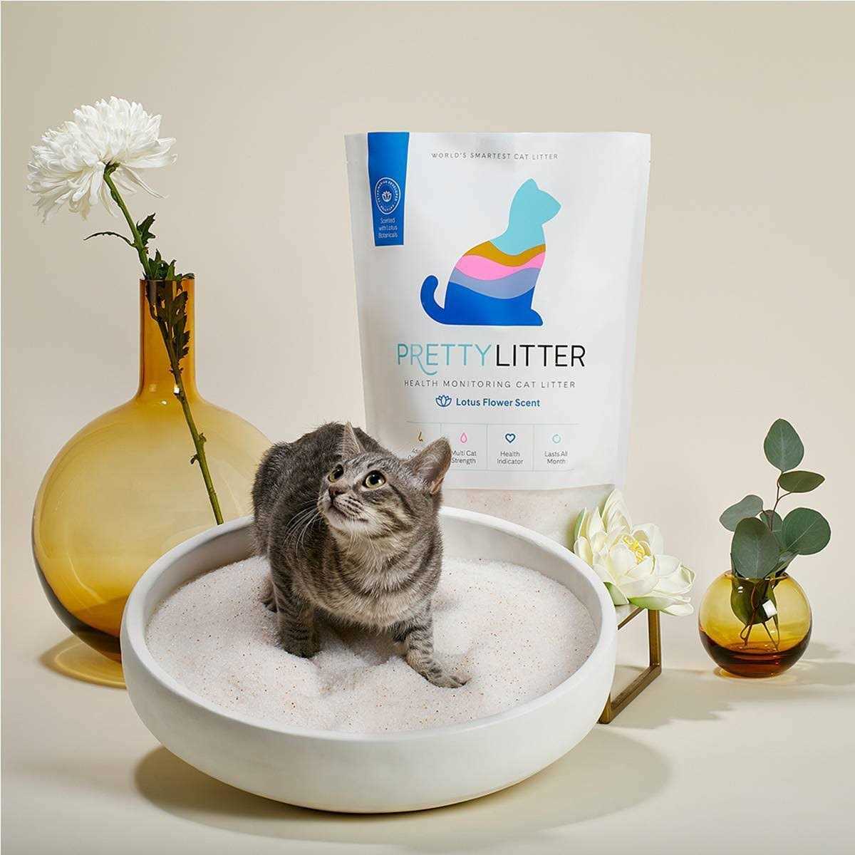 PrettyLitter Lotus Flower Health Monitoring Cat Litter - Nail Gallerys