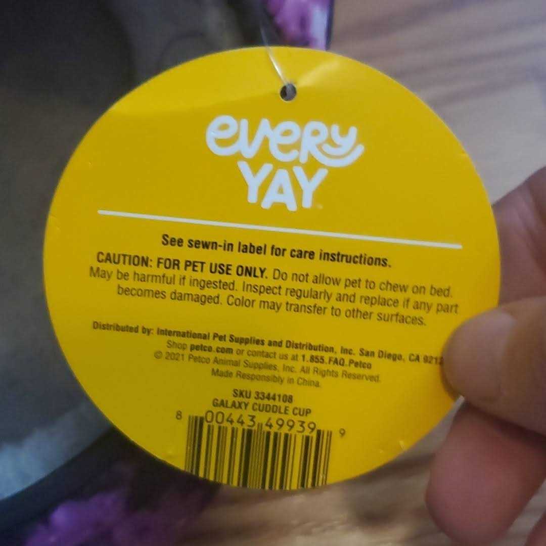 EveryYay Snooze Fest Cuddle Cup Ferret Bed - Nail Gallerys