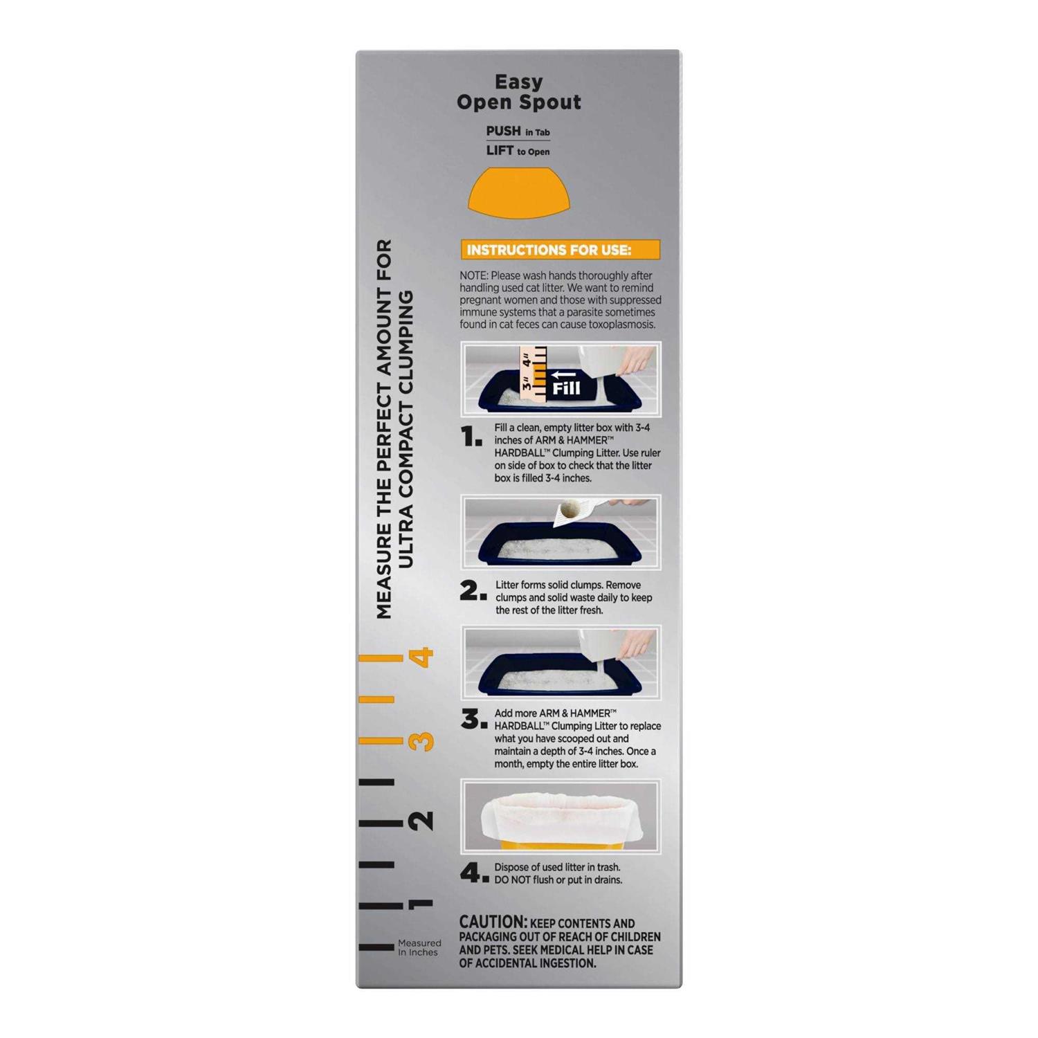 Arm & Hammer Hardball Clumping Cat Litter Lightweight - Nail Gallerys