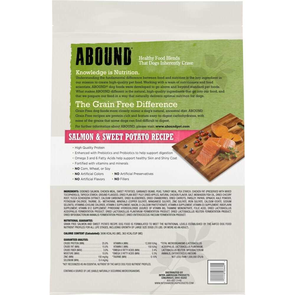 Abound Grain Free Salmon & Sweet Potato Recipe Adult Dry Dog Food - Nail Gallerys