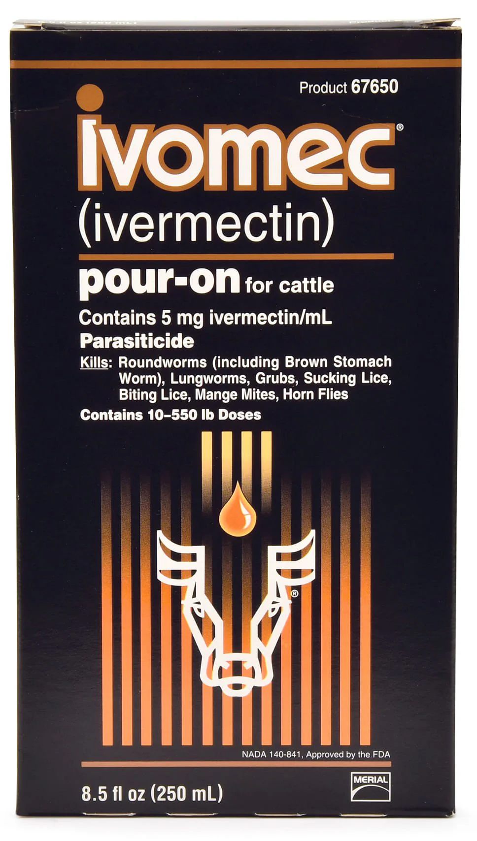 Ivomec Pour-On Cattle Wormer - Nail Gallerys