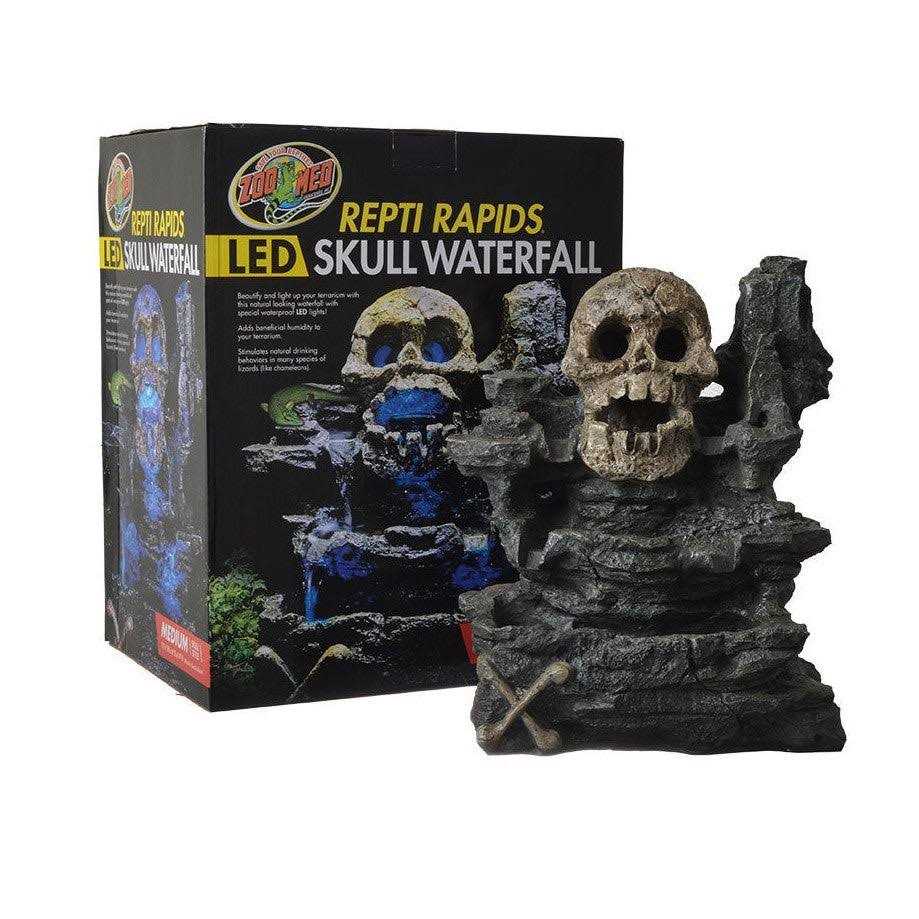 Zoo Med Repti Rapids LED Skull Waterfall - Nail Gallerys