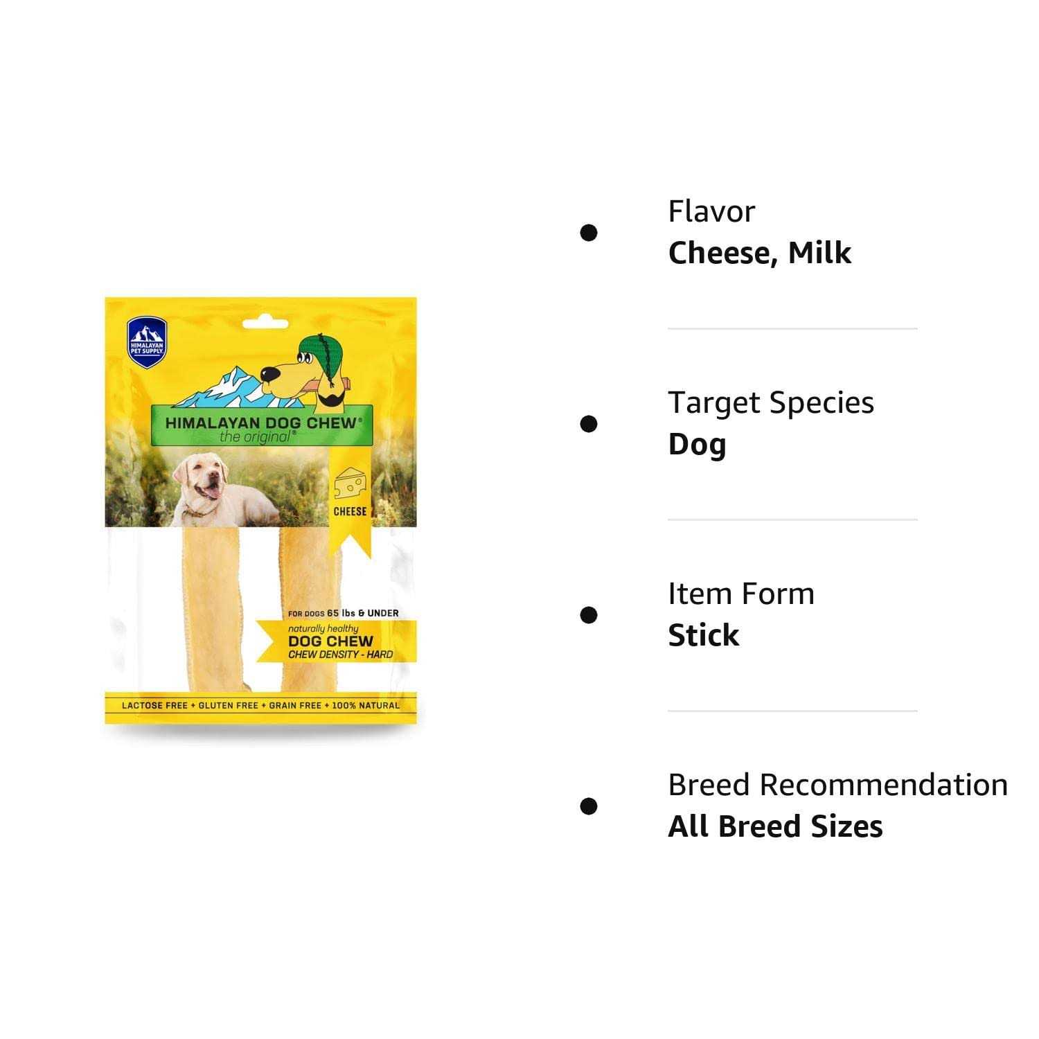 Himalayan Dog Chew Original Yak Cheese Dog Chews, 100% Natural, Long Lasting, Gluten Free, Healthy & Safe Dog Treats, Lactose & Grain Free, Protein - Nail Gallerys
