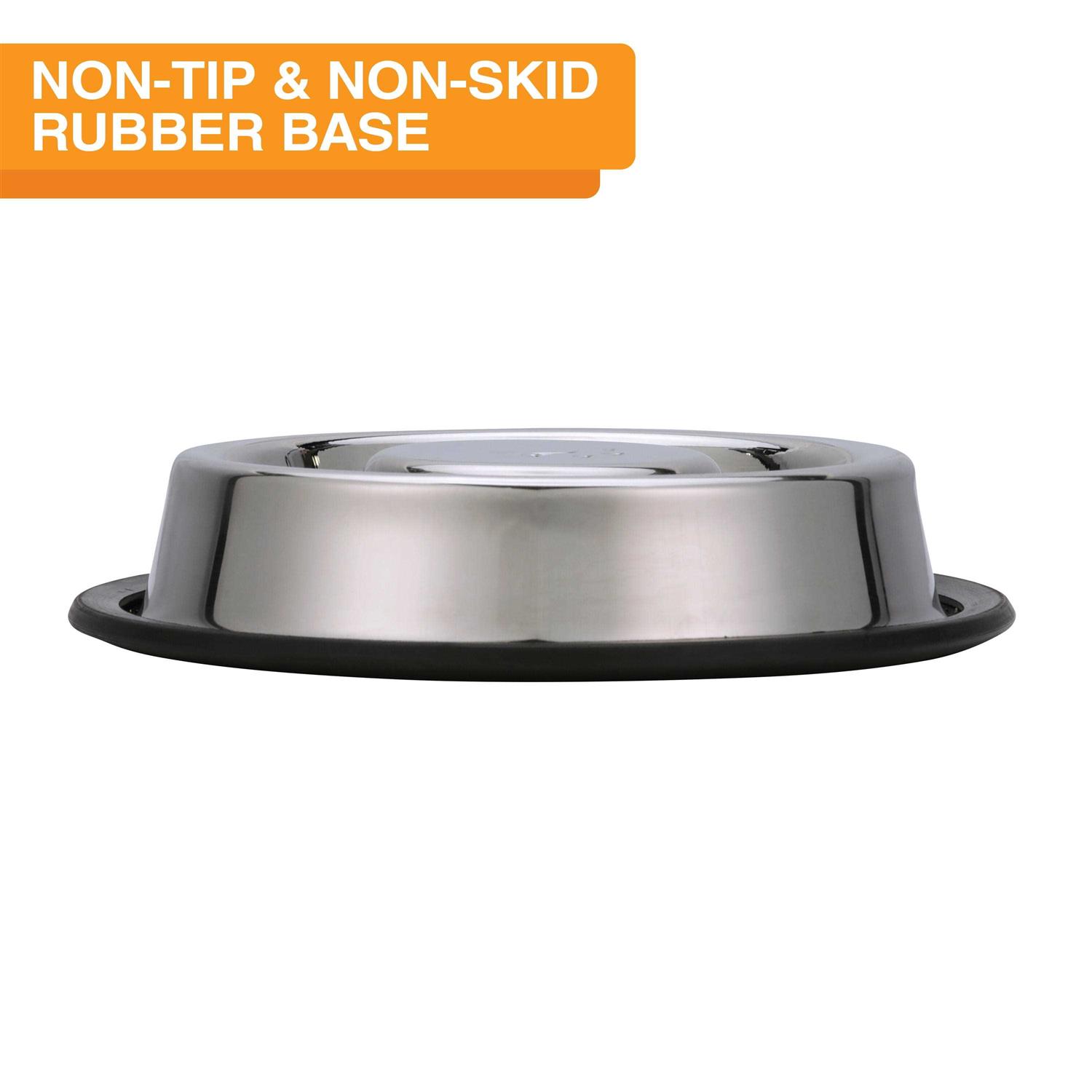 Neater Pet Brands Stainless Steel Slow Feed Bowl Non-Tip & Non-Skid - Nail Gallerys