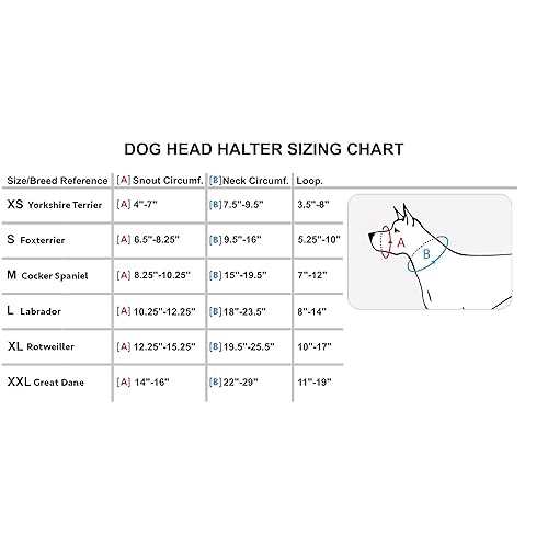 Dogs My Love Dog Head Collar Halter Sizes - Nail Gallerys