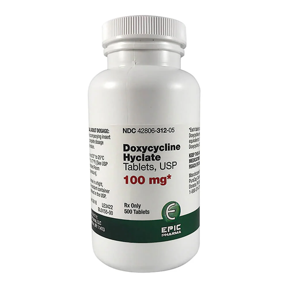 Rx Doxycycline Hyclate (Generic) Tablets - Nail Gallerys