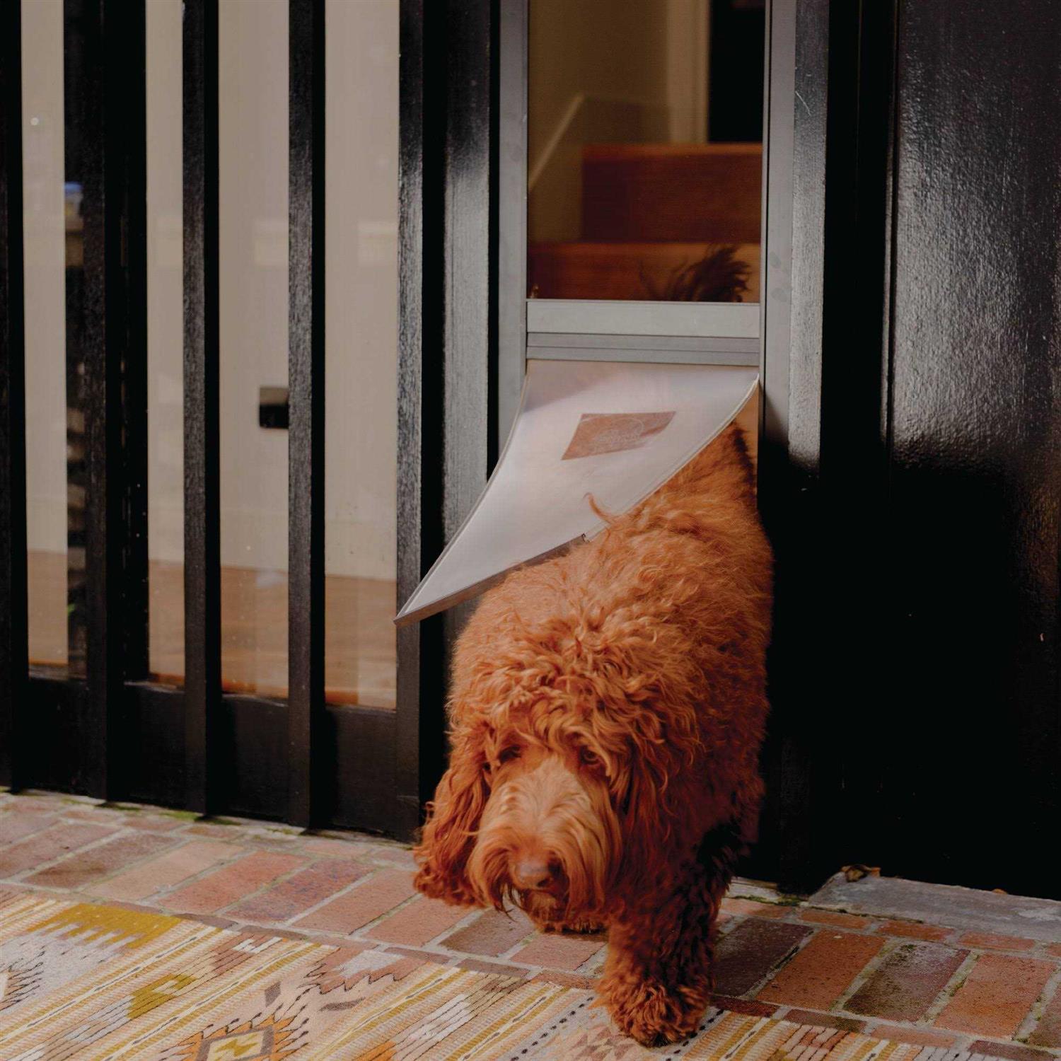 Hakuna Pets Large Black Patio Pet Door Suitable for Sliding Doors - Nail Gallerys