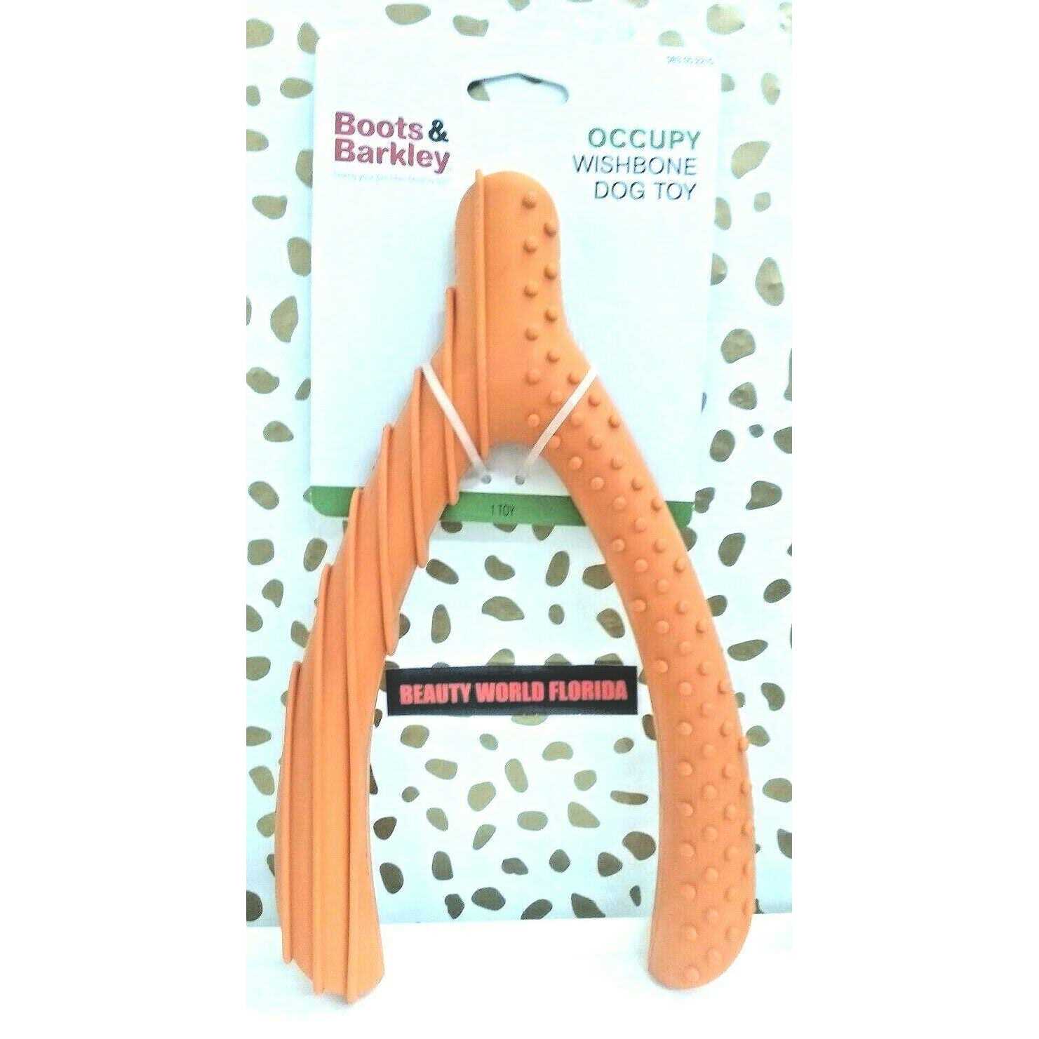 Boots & Barkley Rubber Wishbone Dog Toy - Nail Gallerys