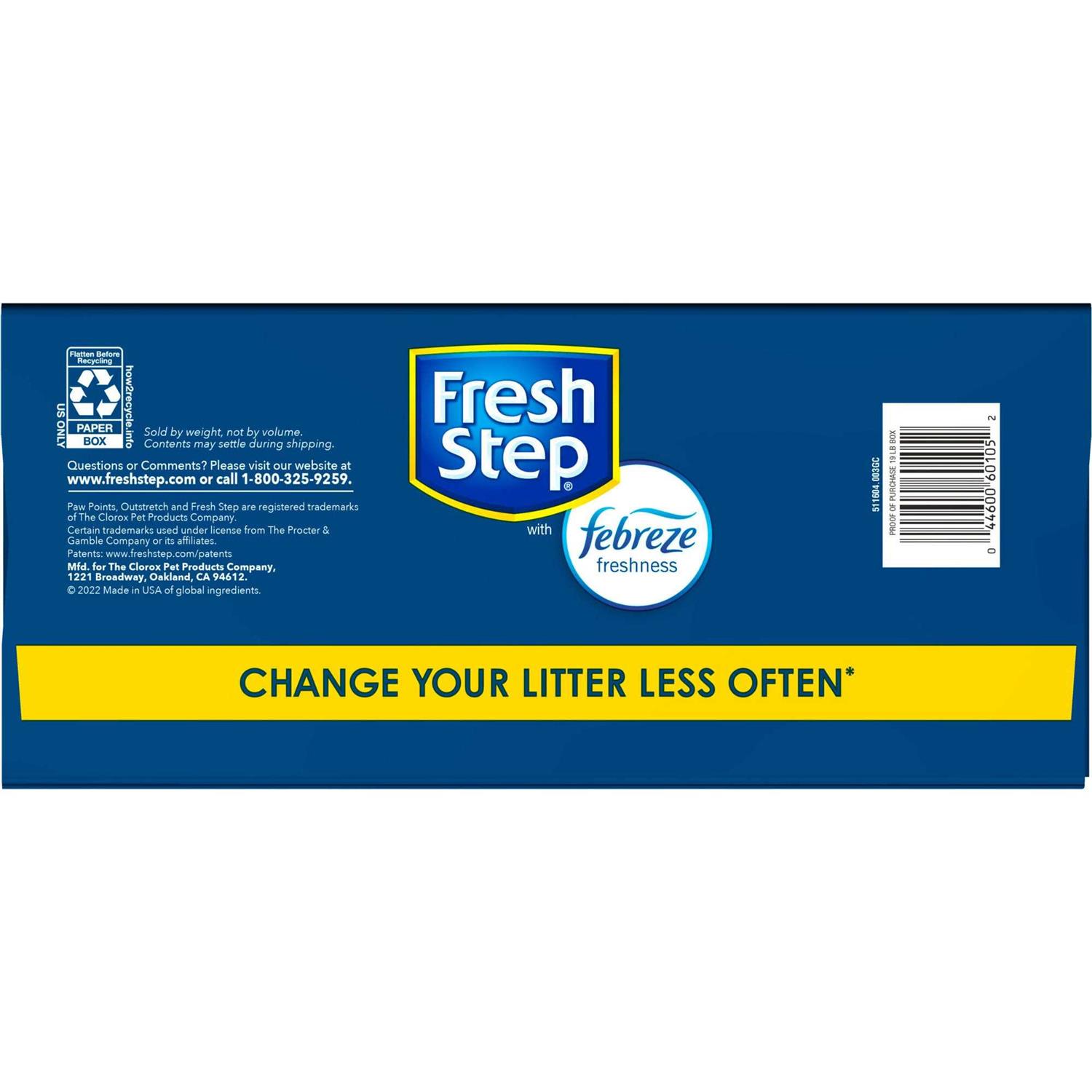 Fresh Step Outstretch Febreze Concentrated Clumping Litter - Nail Gallerys