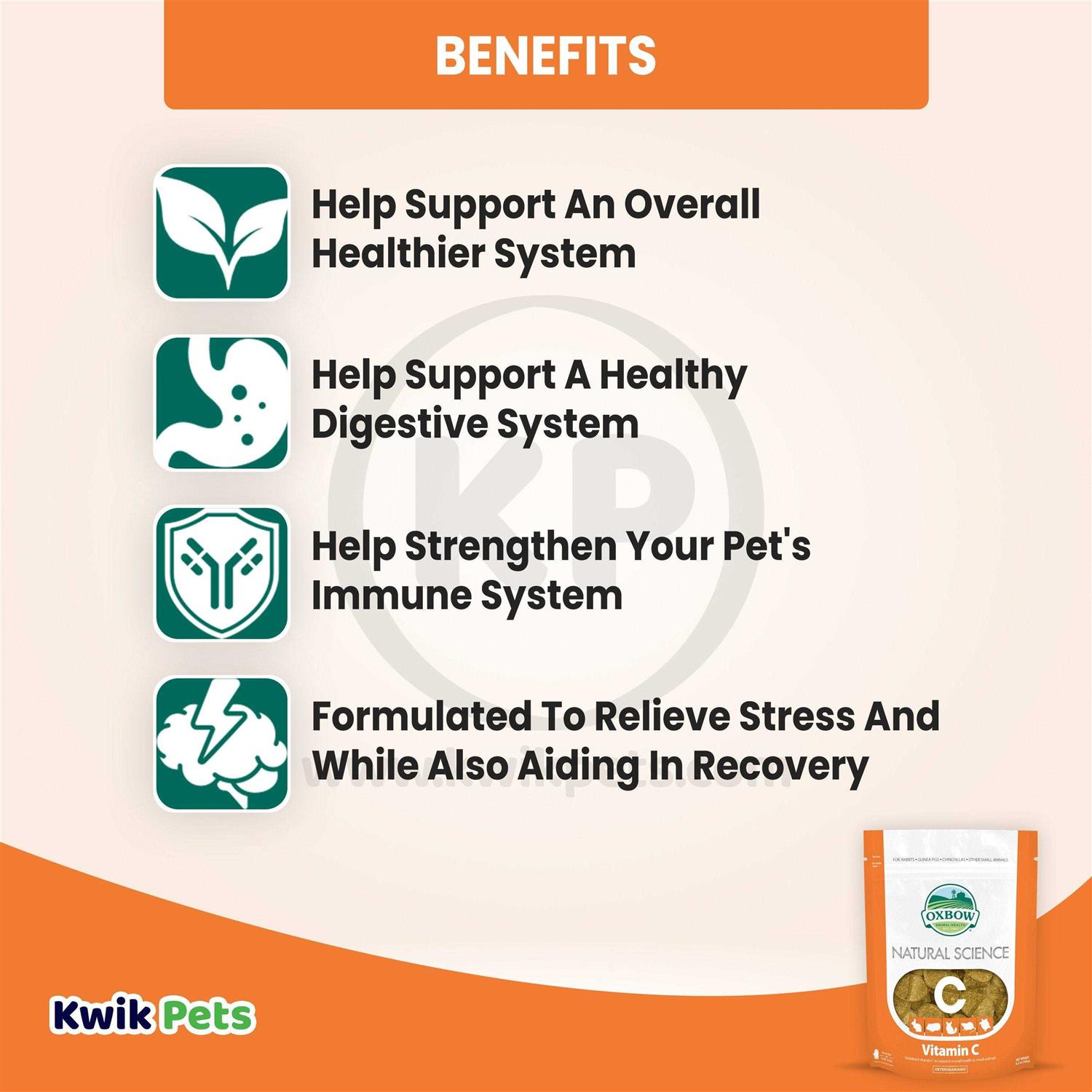 Oxbow Natural Science Vitamin C Supplement - Nail Gallerys