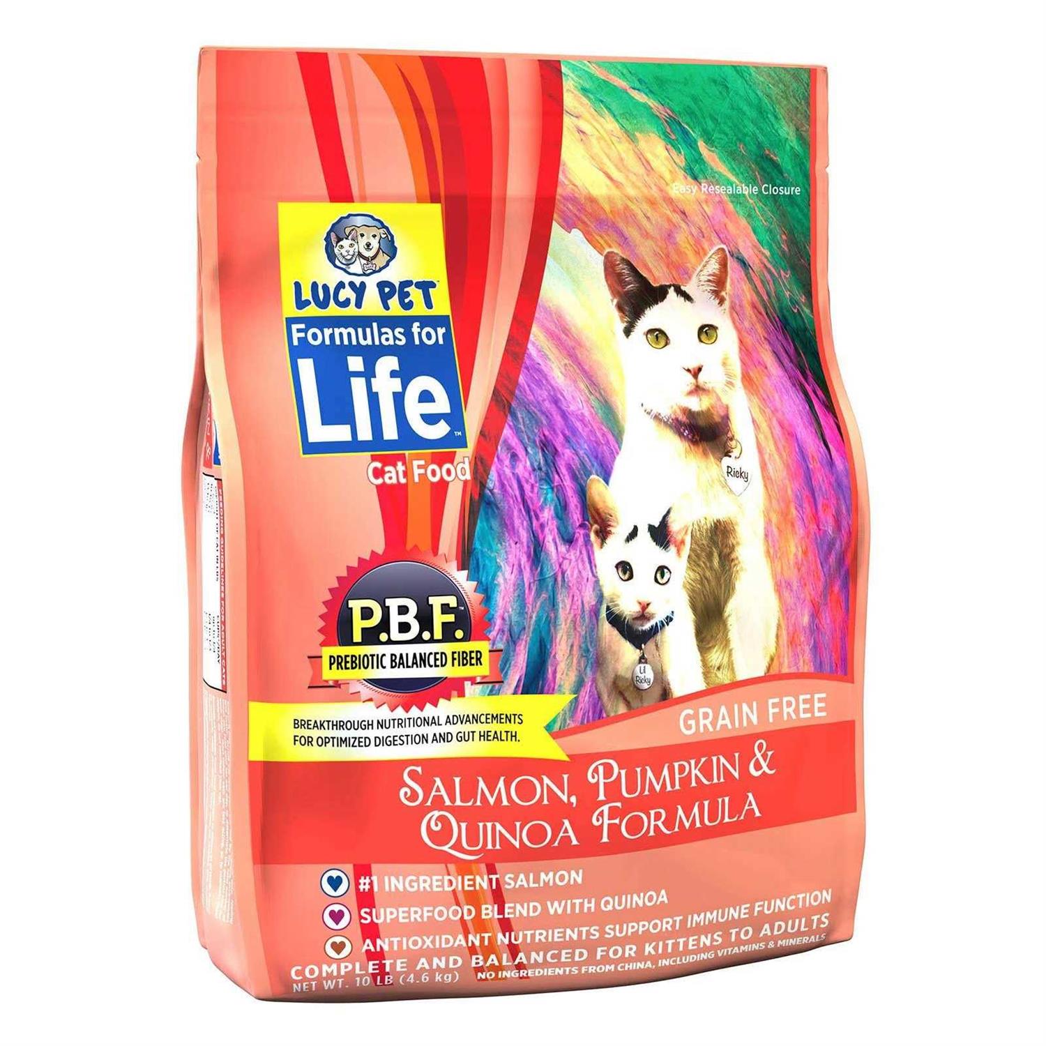Lucy Pet Products Formulas for Life Dry Cat Food Salmon - Nail Gallerys