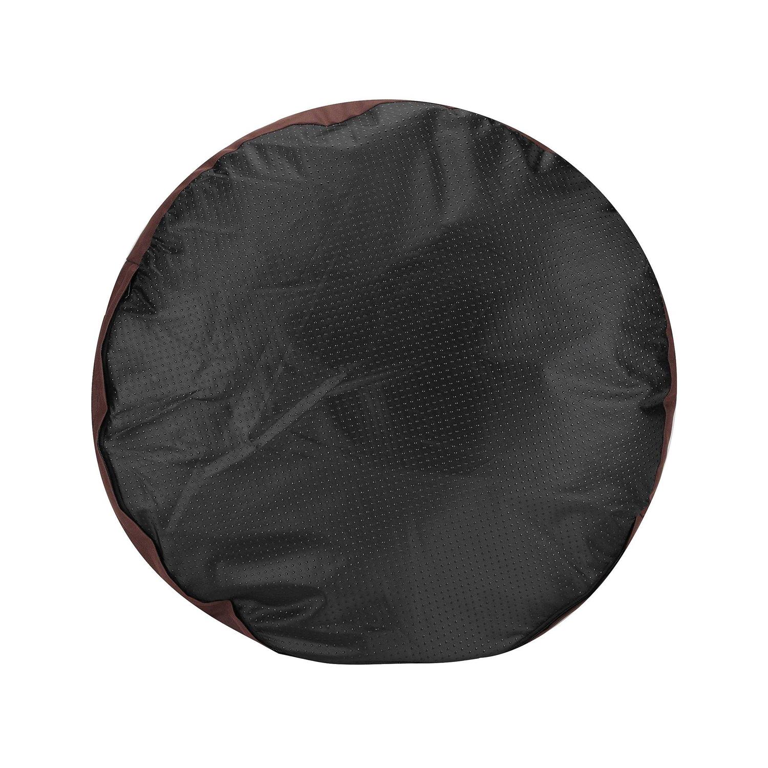 Long Rich Durable Oxford to Sherpa Pet Cave and Round Pet Bed, 25, with Removable Top and Insert - Nail Gallerys