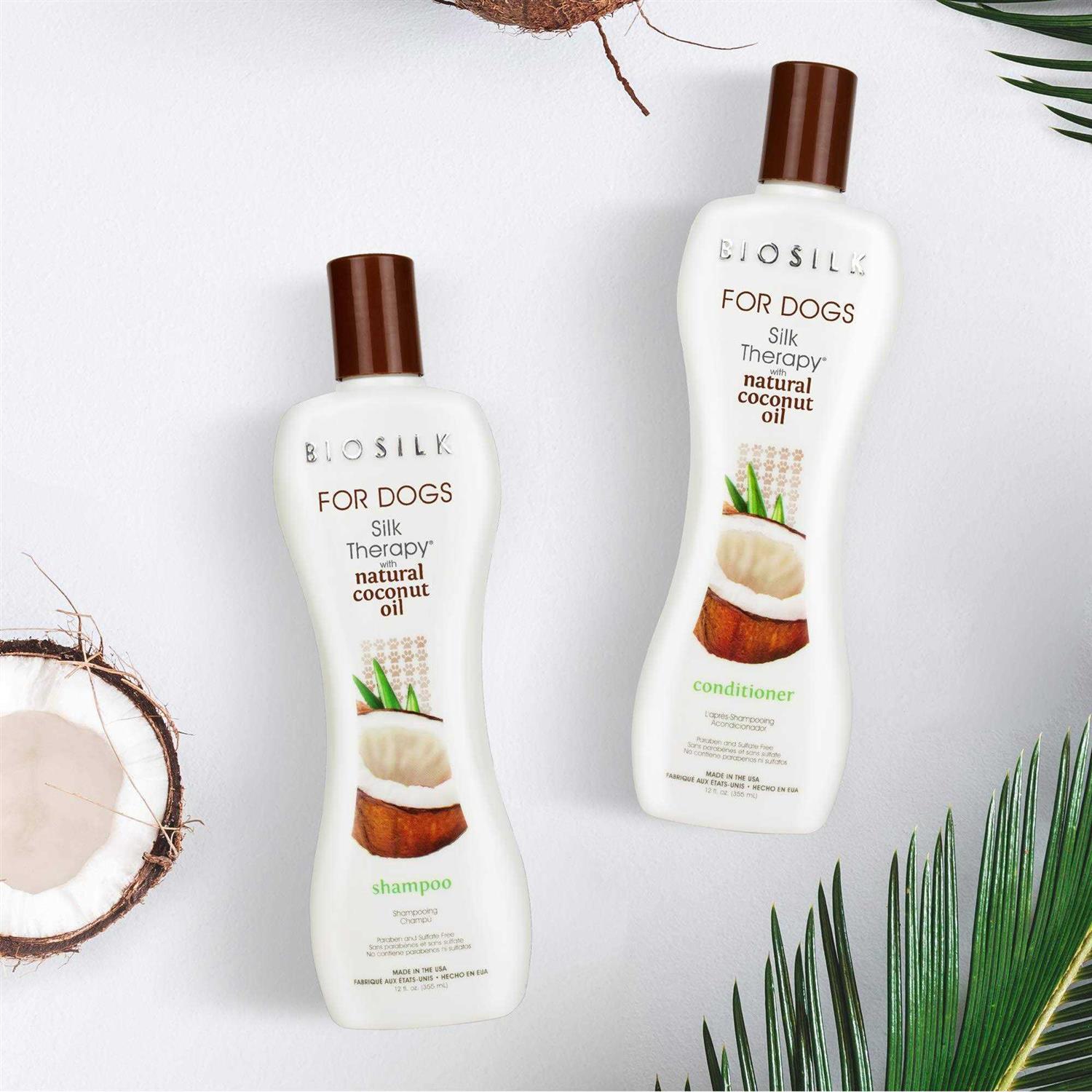 Biosilk for Dogs Silk Therapy Conditioner with Natural Coconut Oil - Nail Gallerys