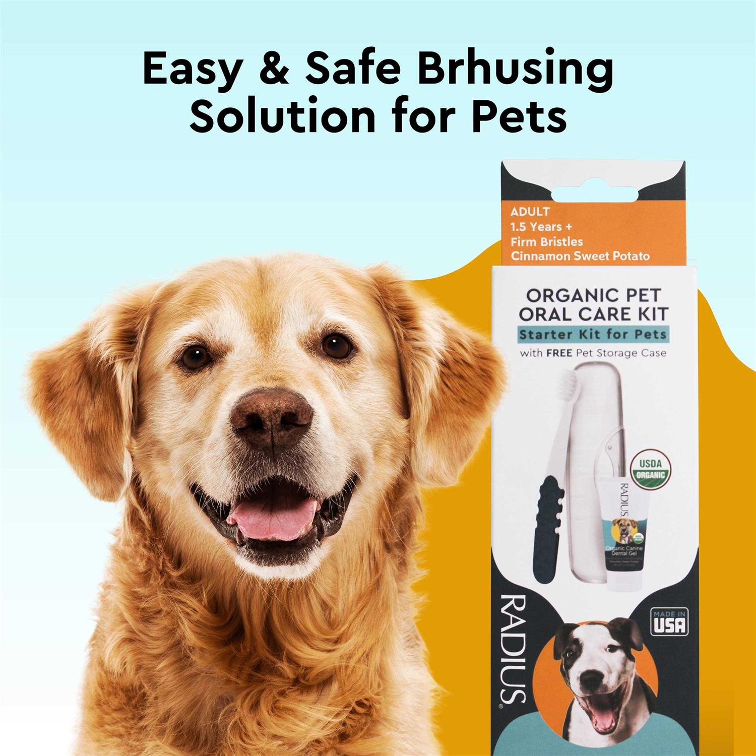 Radius Organic Canine Oral Kit Starter Kit for Pets - Nail Gallerys