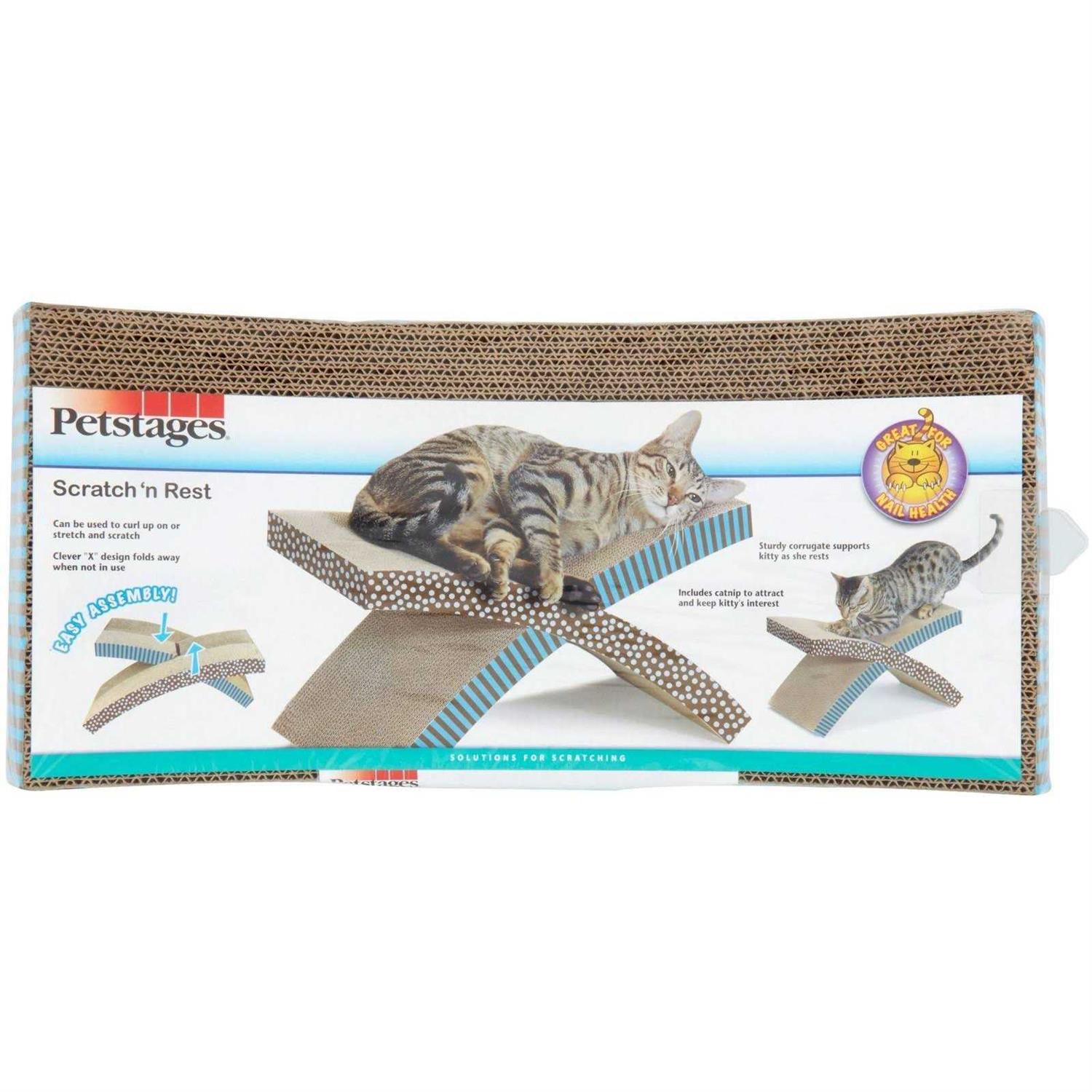 Petstages Scratch ‘n Rest Cat Scratcher Cat Accessory - Nail Gallerys