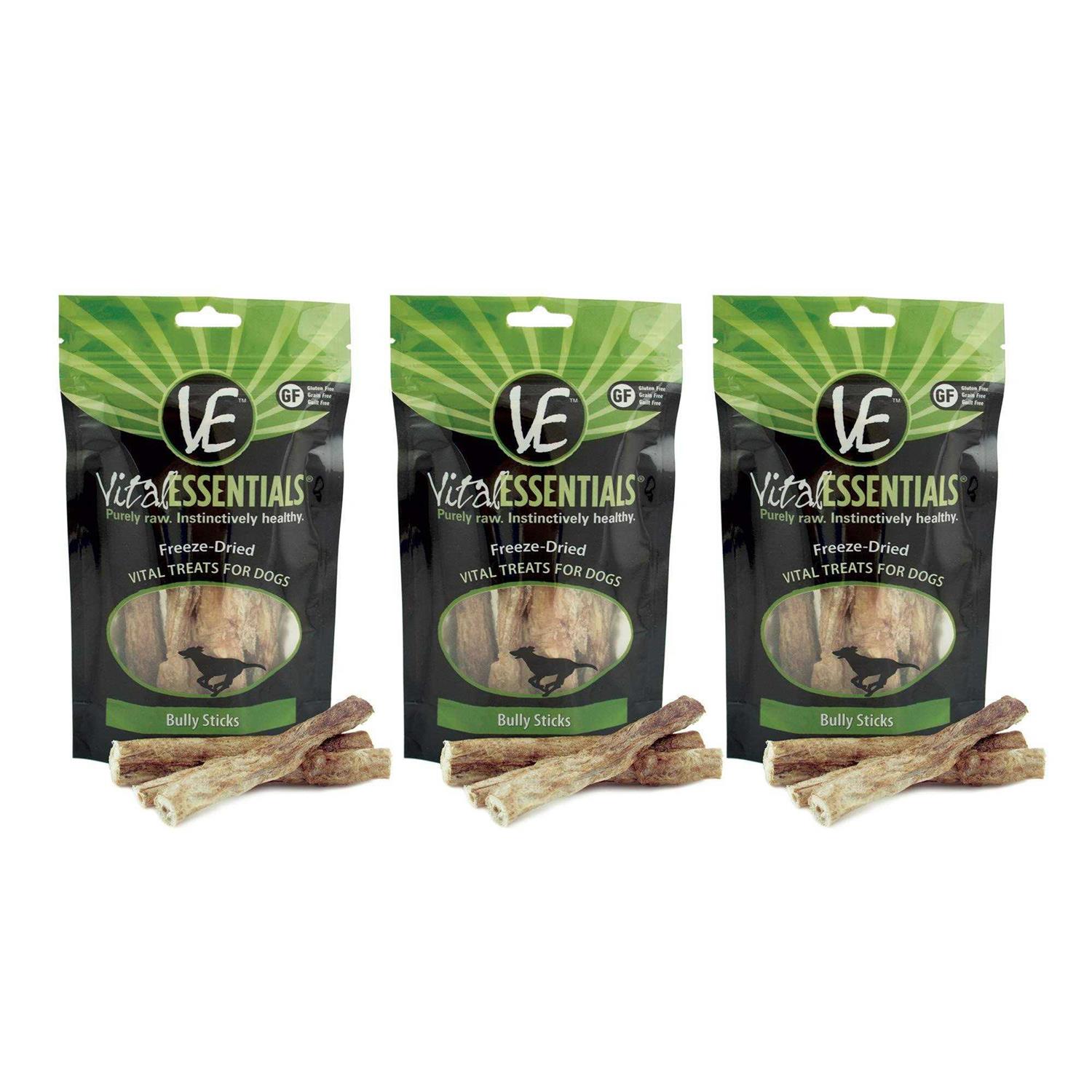 Vital Essentials Bully Sticks Freeze-Dried Dog Treats - Nail Gallerys