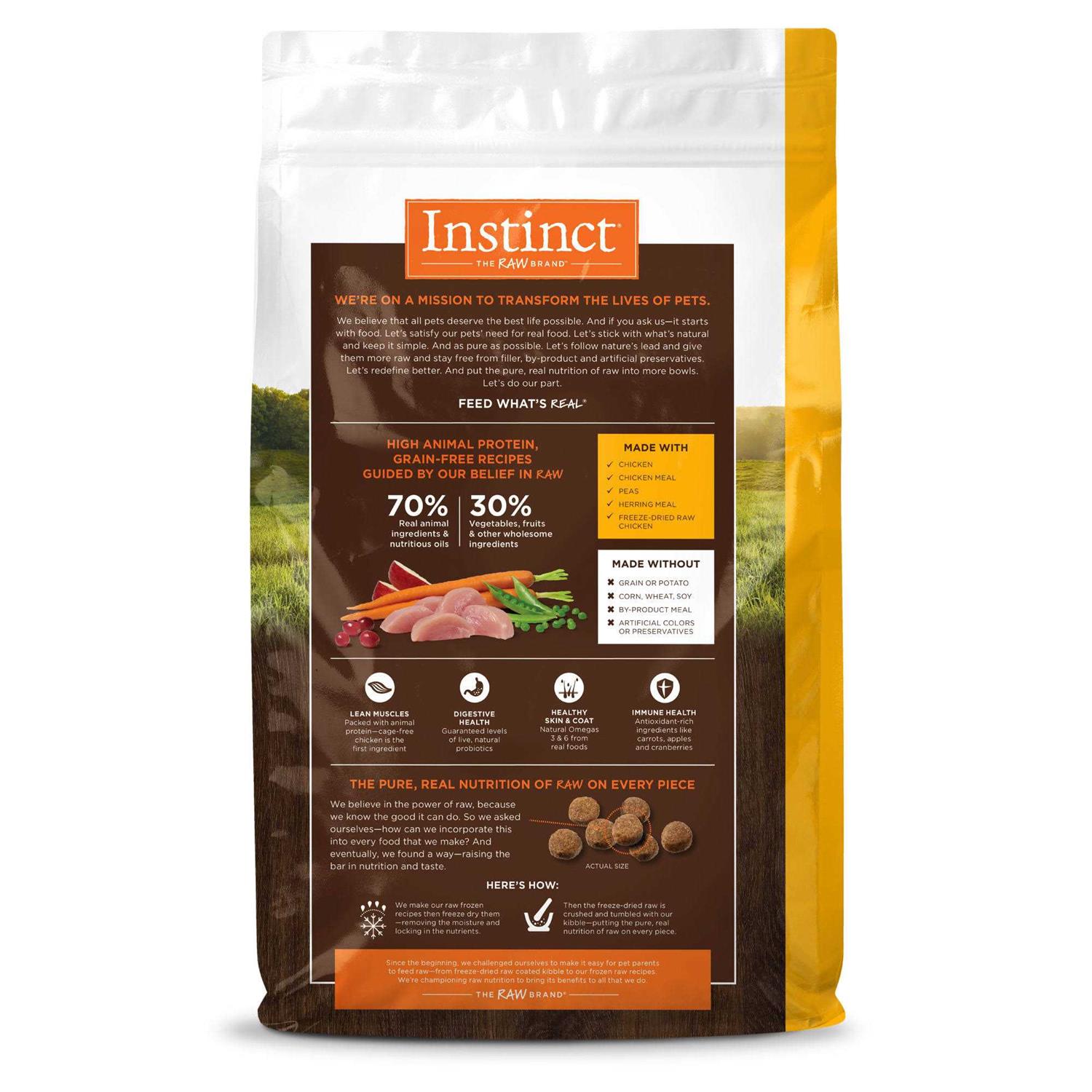 Instinct Original Grain-Free Real Chicken Recipe Dry Dog Food - Nail Gallerys