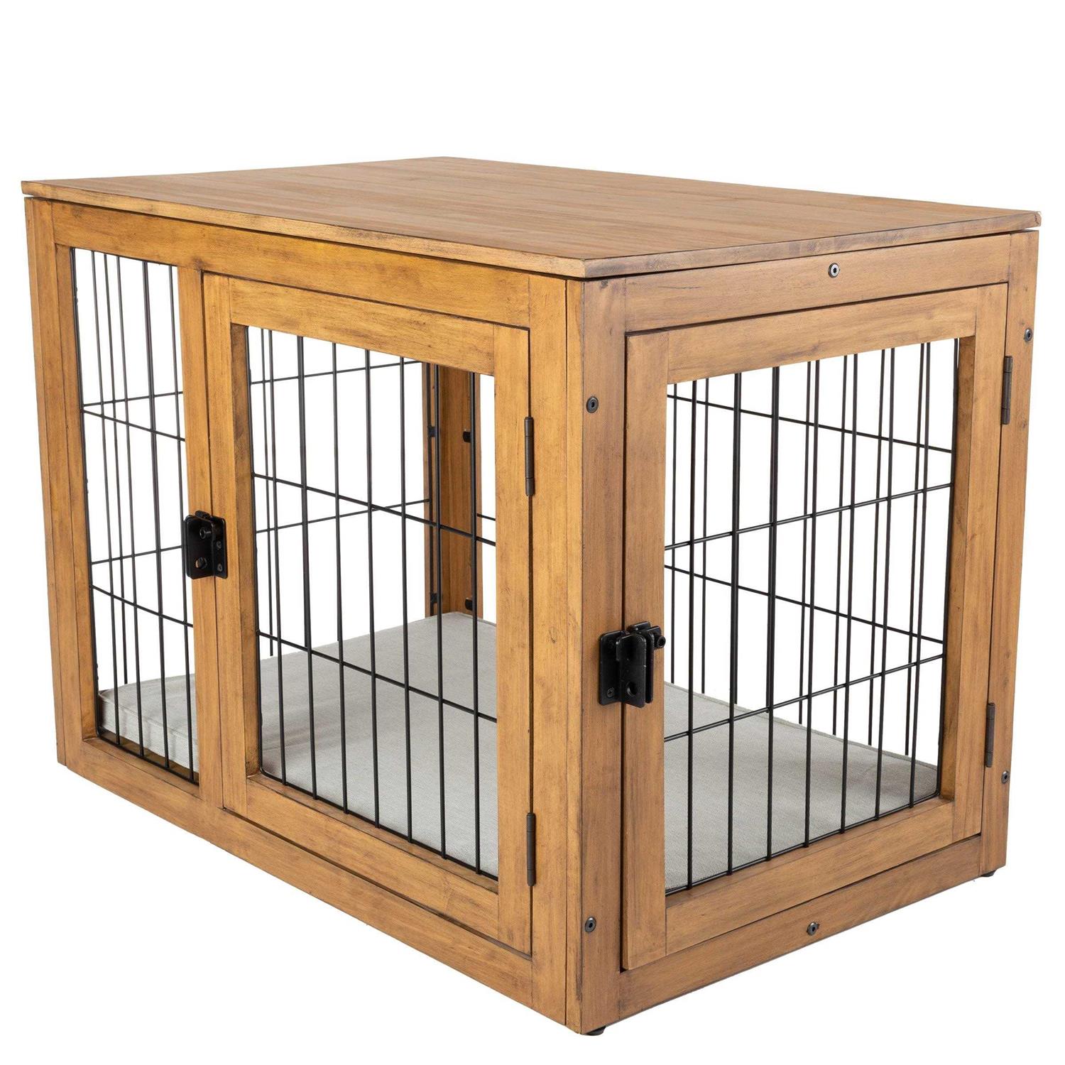 Petmaker Furniture-Style Dog Crate with Double Doors - Nail Gallerys