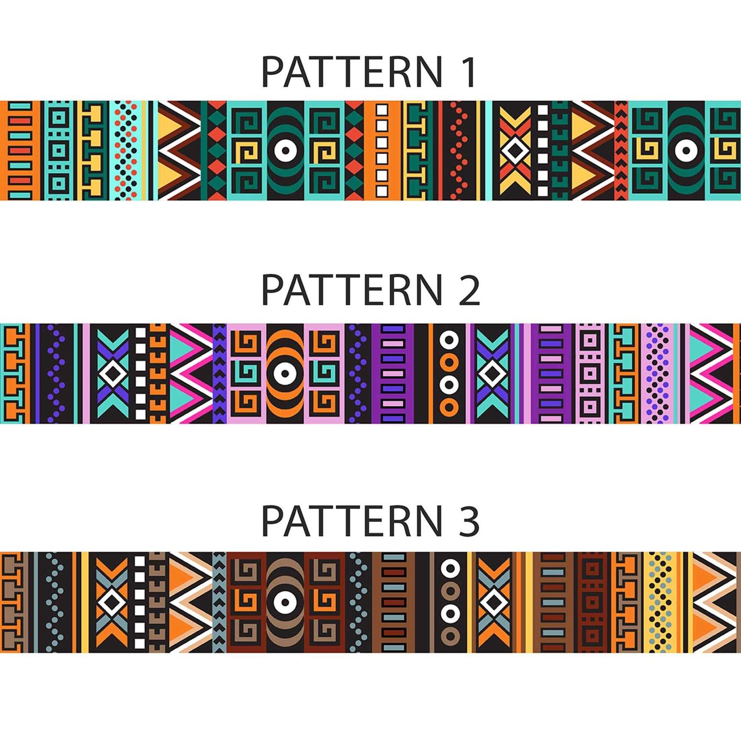 Collardirect Martingale Dog Collar Nylon Safety Training Tribal Pattern Adjustable Heavy Duty Collars for Dogs Medium Large - Nail Gallerys