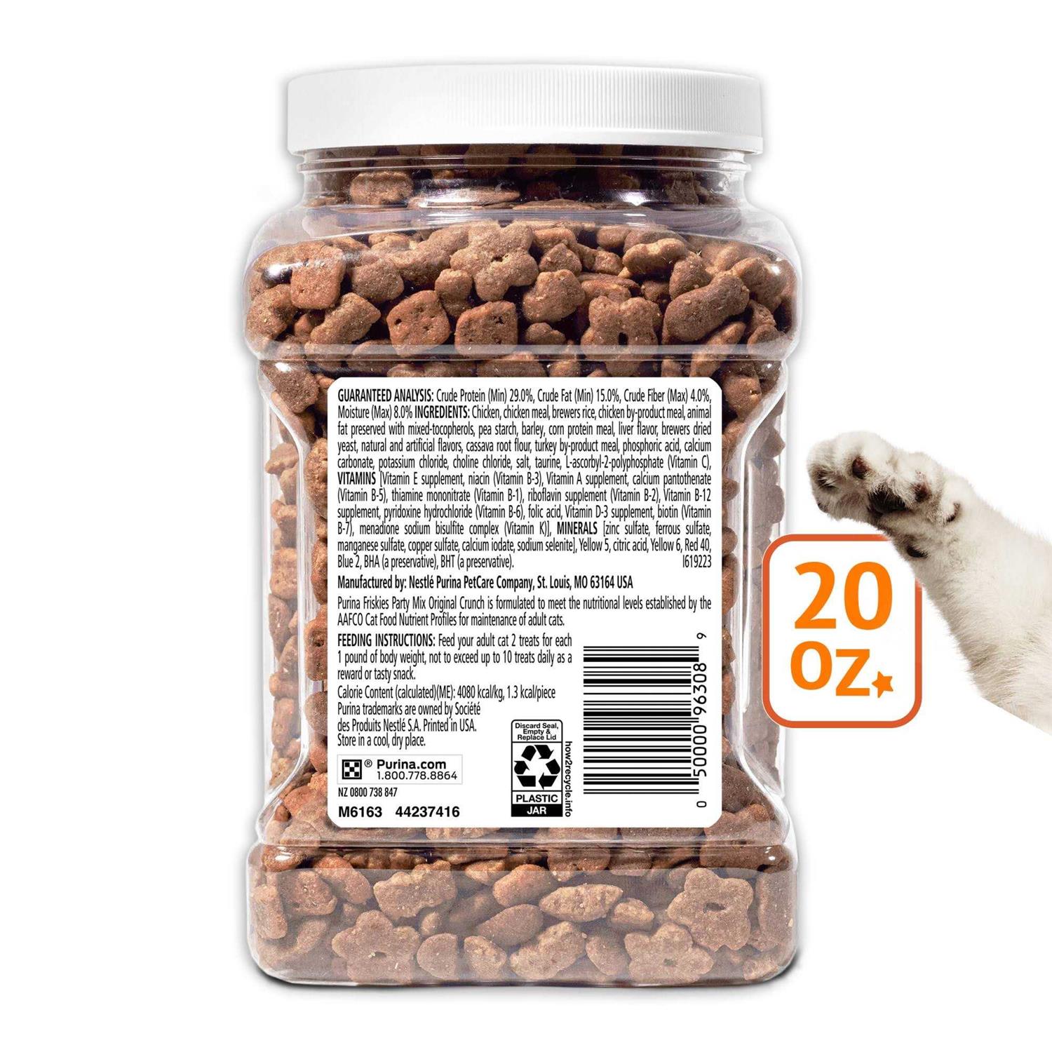 Friskies Cat Treats Party Mix Crunch - Nail Gallerys