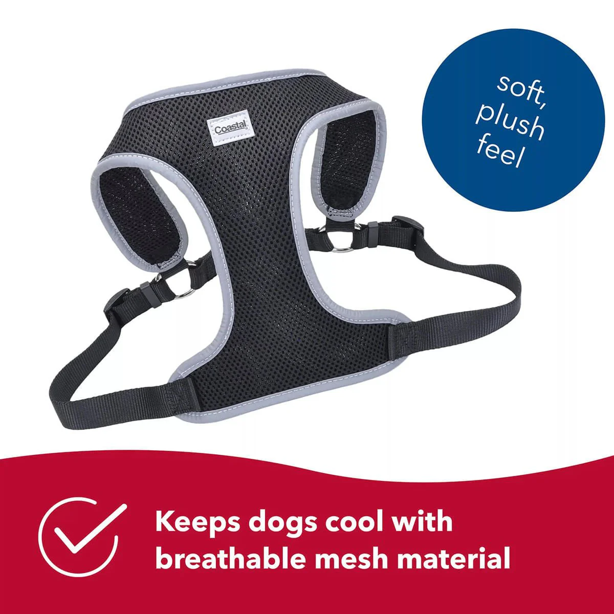 Comfort Soft Reflective Wrap Adjustable Dog Harness - Nail Gallerys