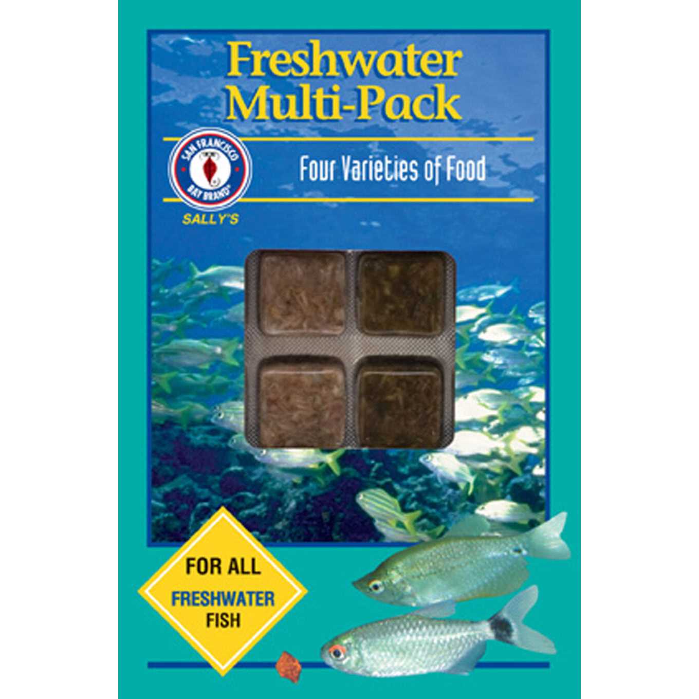 San Francisco Bay Brand Freshwater Multi-Pack Frozen Fish Food - Nail Gallerys