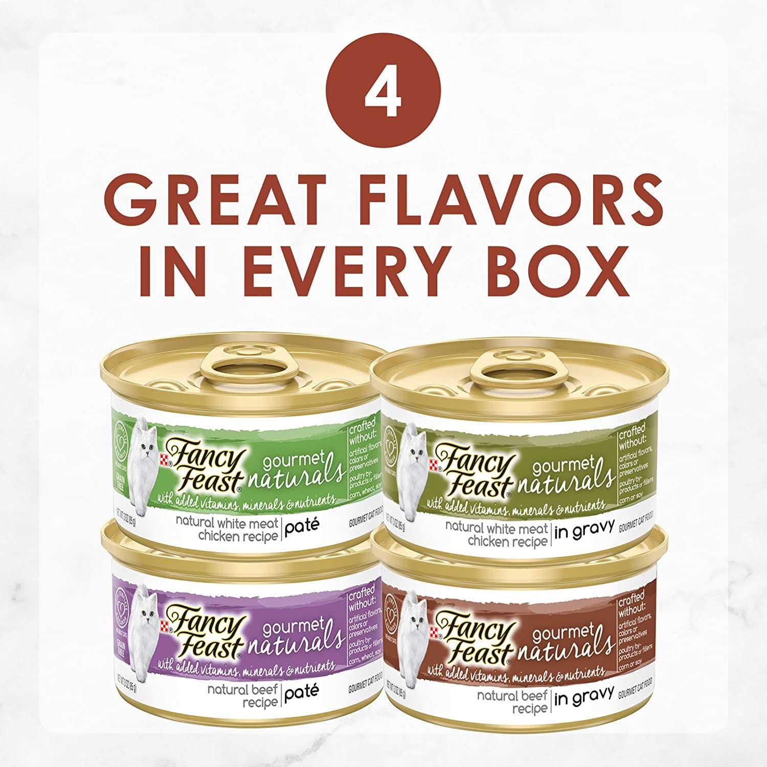 Fancy Feast Wet Cat Food Variety Pack Gourmet Naturals Poultry and Beef Collection - Nail Gallerys
