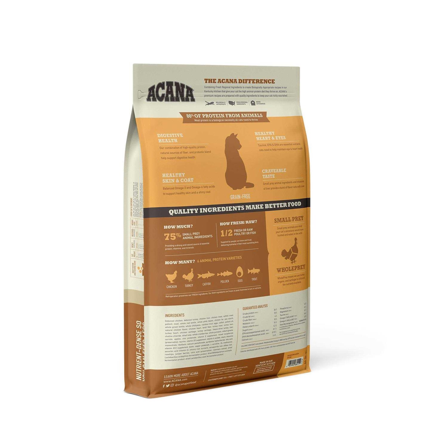Acana Meadowlands Dry Cat Food - Nail Gallerys