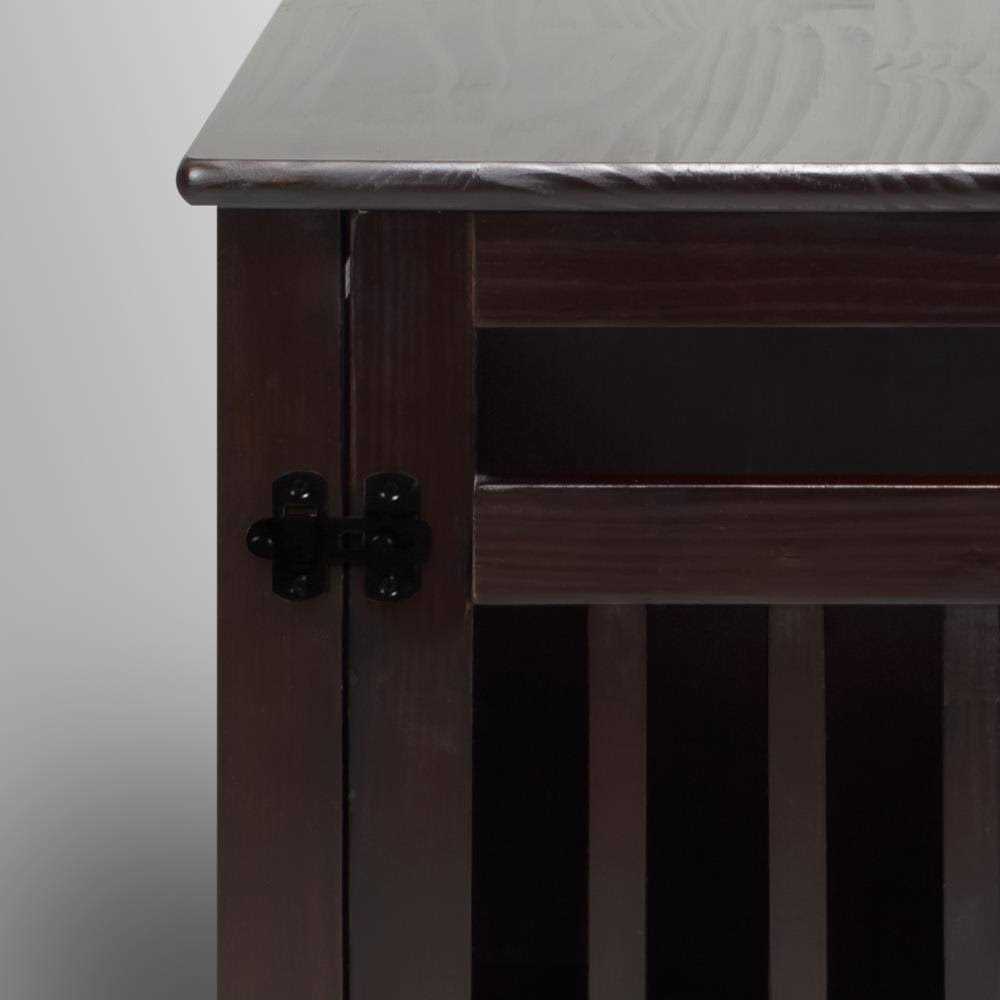 Casual Home Chappy Espresso Pet Crate - Nail Gallerys