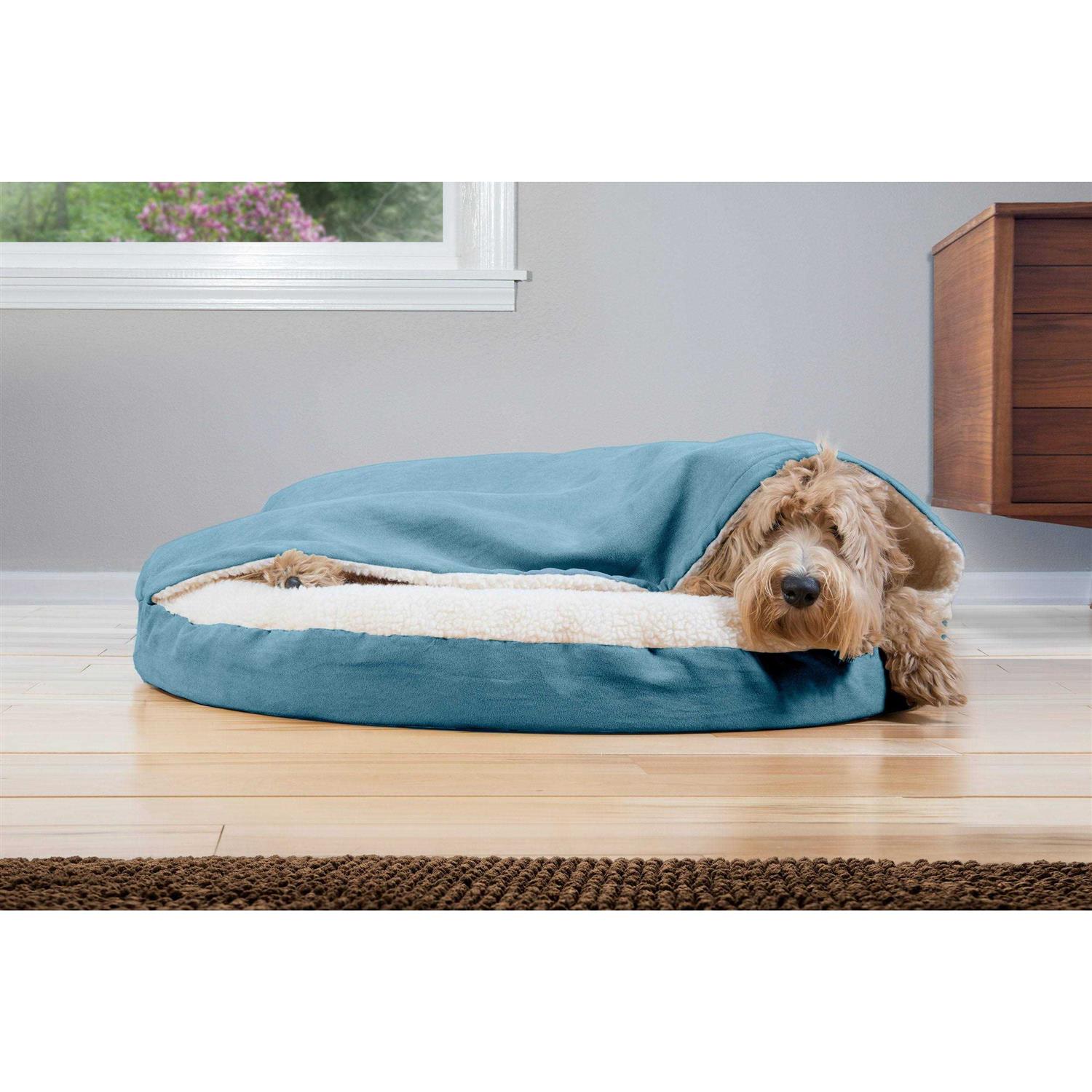 FurHaven Faux Sheepskin Snuggery Orthopedic Pet Dog Bed - Nail Gallerys